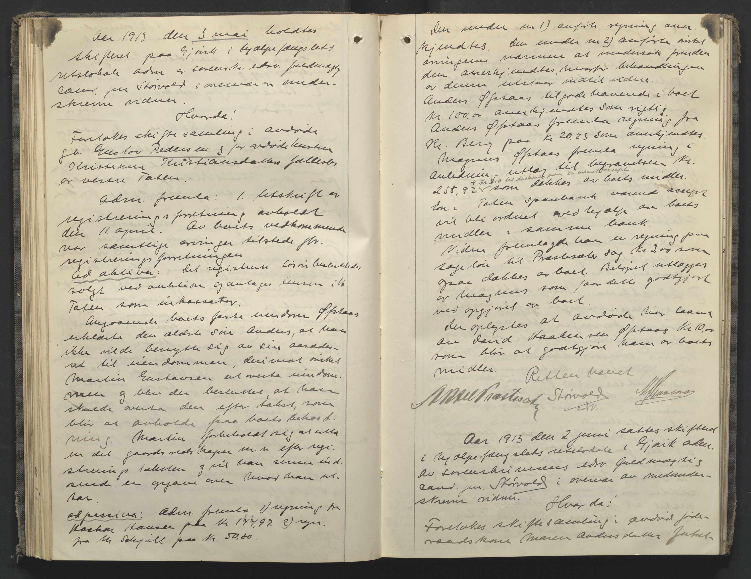 Toten tingrett, AV/SAH-TING-006/J/Jf/L0009: Skiftebehandlingsprotokoll - Vestre Toten, Kolbu og Eina, 1911-1916, p. 68