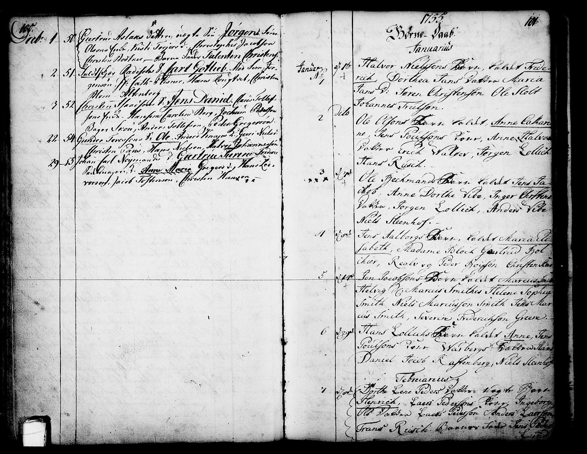 Skien kirkebøker, SAKO/A-302/F/Fa/L0003: Parish register (official) no. 3, 1755-1791, p. 100-101