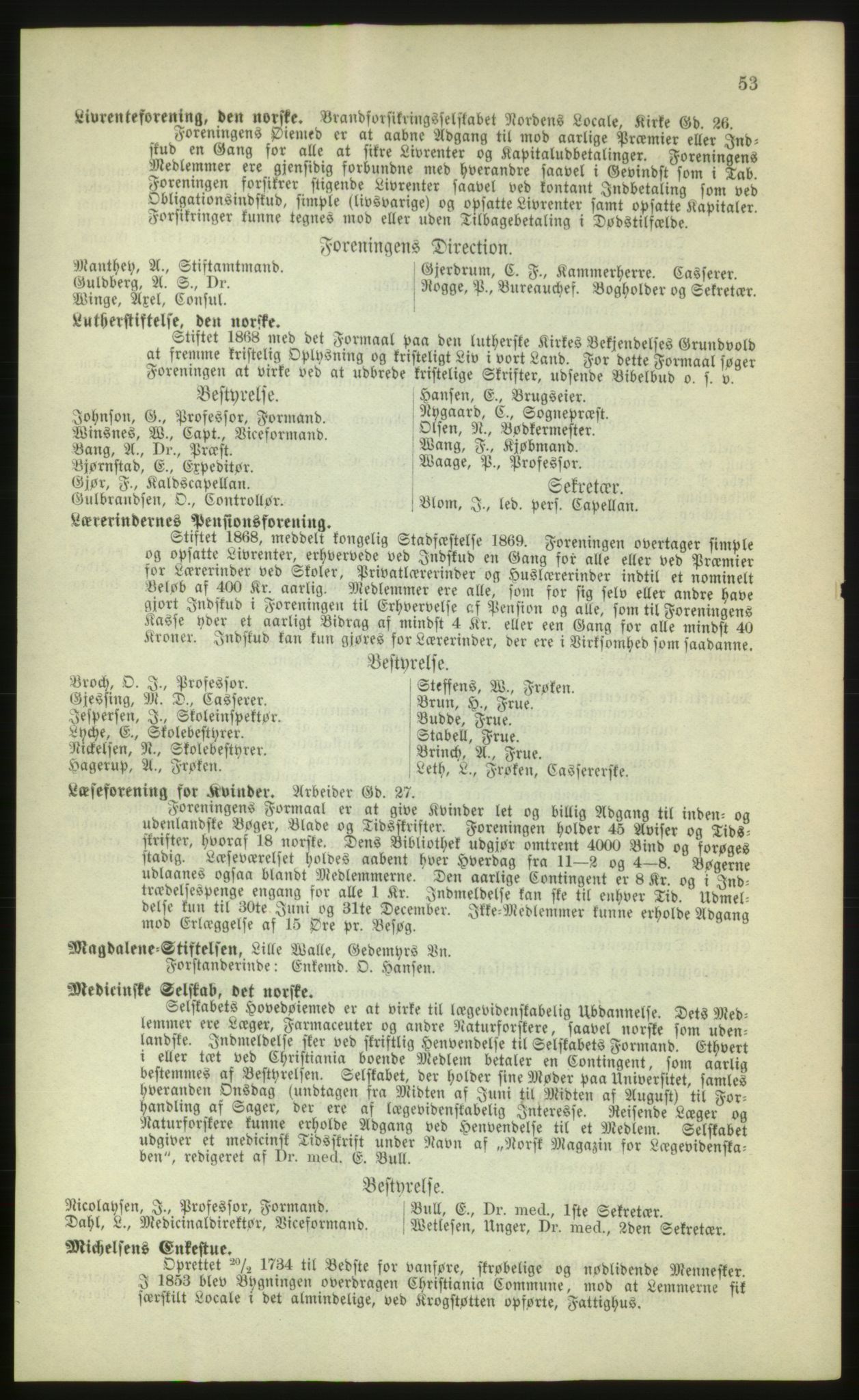 Kristiania/Oslo adressebok, PUBL/-, 1880, p. 53