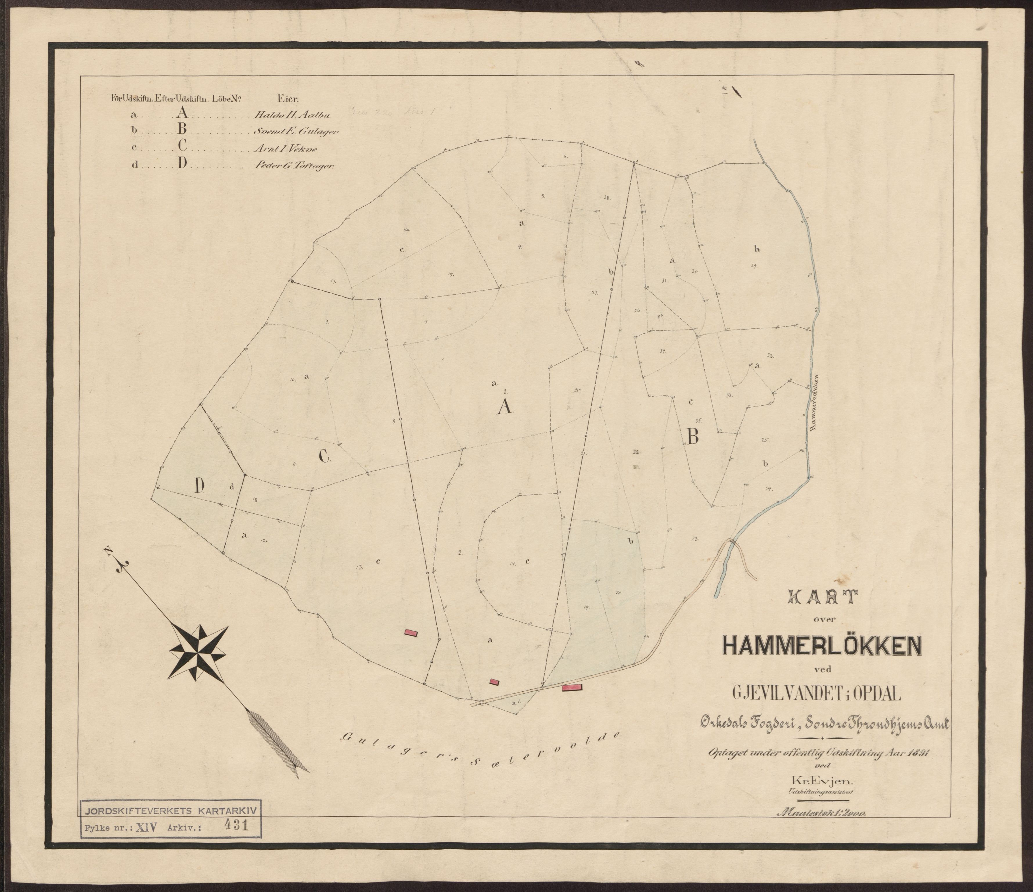 Jordskifteverkets kartarkiv, AV/RA-S-3929/T, 1859-1988, p. 583