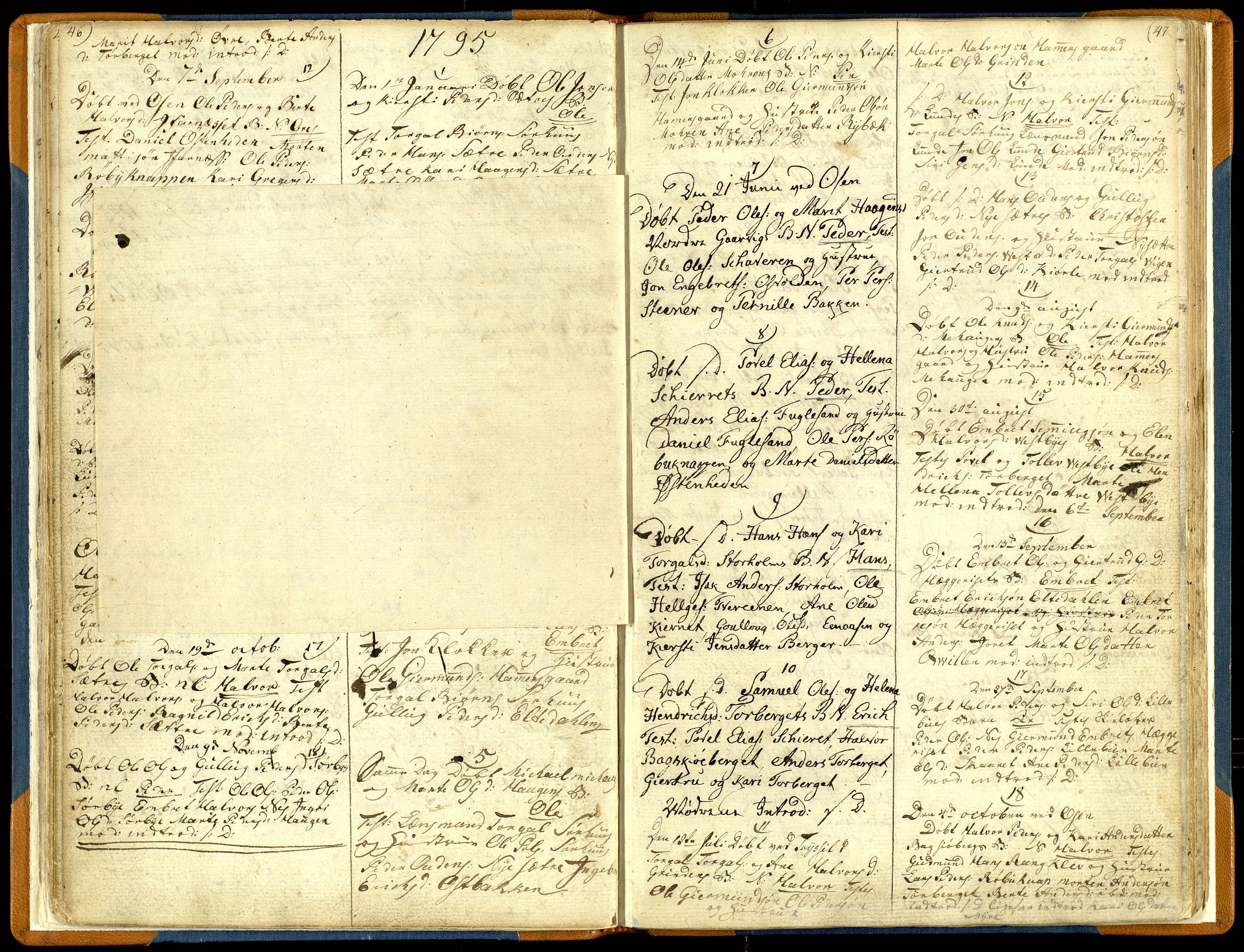 Trysil prestekontor, SAH/PREST-046/H/Ha/Haa/L0001: Parish register (official) no. 1, 1781-1800, p. 46-47