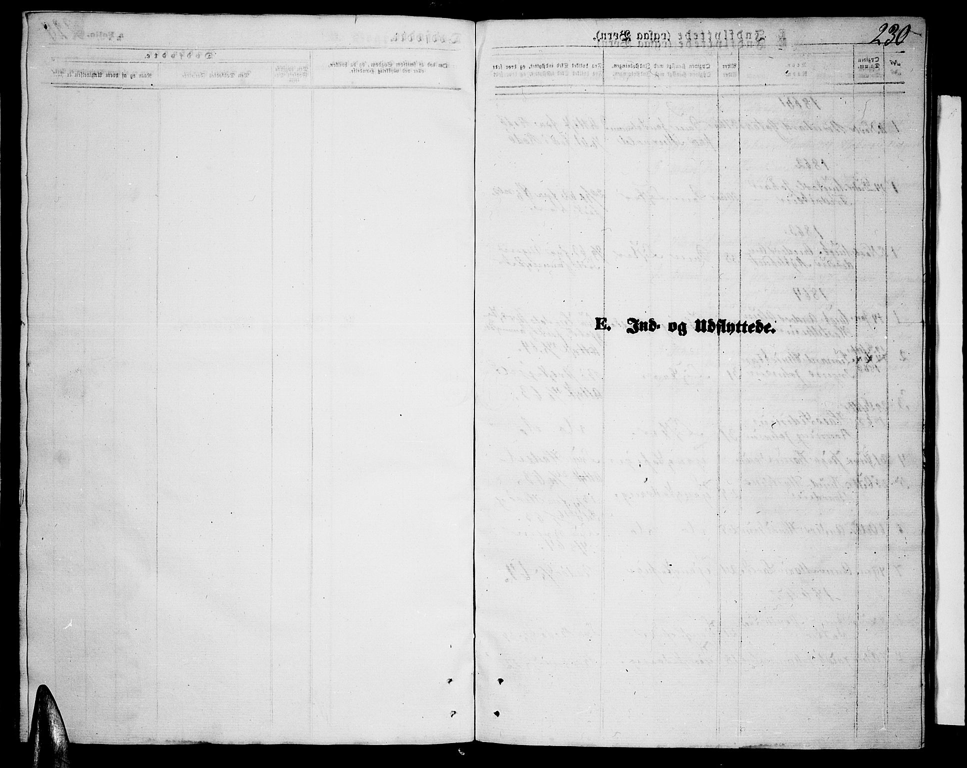 Ministerialprotokoller, klokkerbøker og fødselsregistre - Nordland, SAT/A-1459/880/L1140: Parish register (copy) no. 880C02, 1861-1875, p. 230