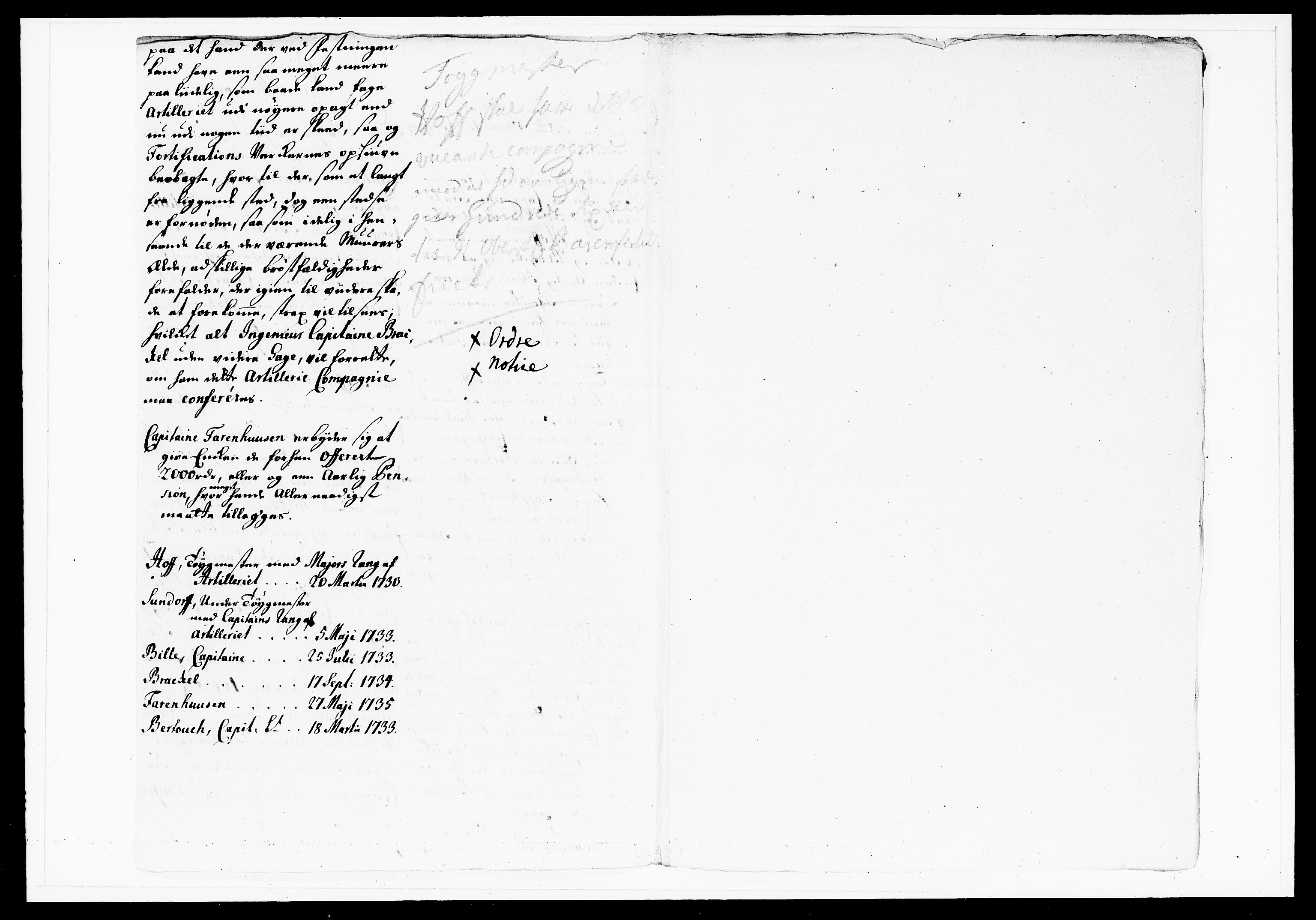 Krigskollegiet, Krigskancelliet, DRA/A-0006/-/1143-1150: Refererede sager, 1738, p. 553