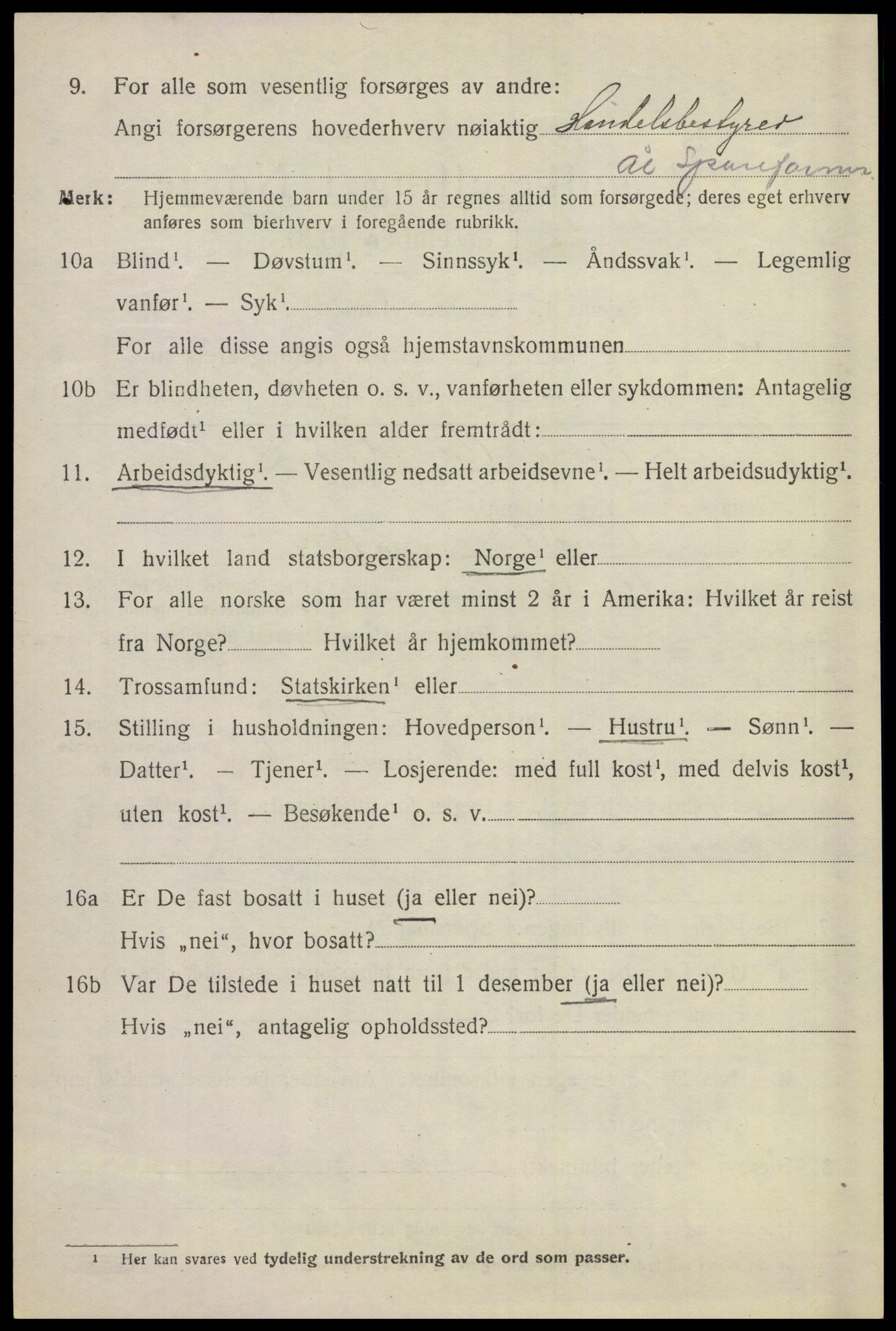 SAKO, 1920 census for Ål, 1920, p. 7699