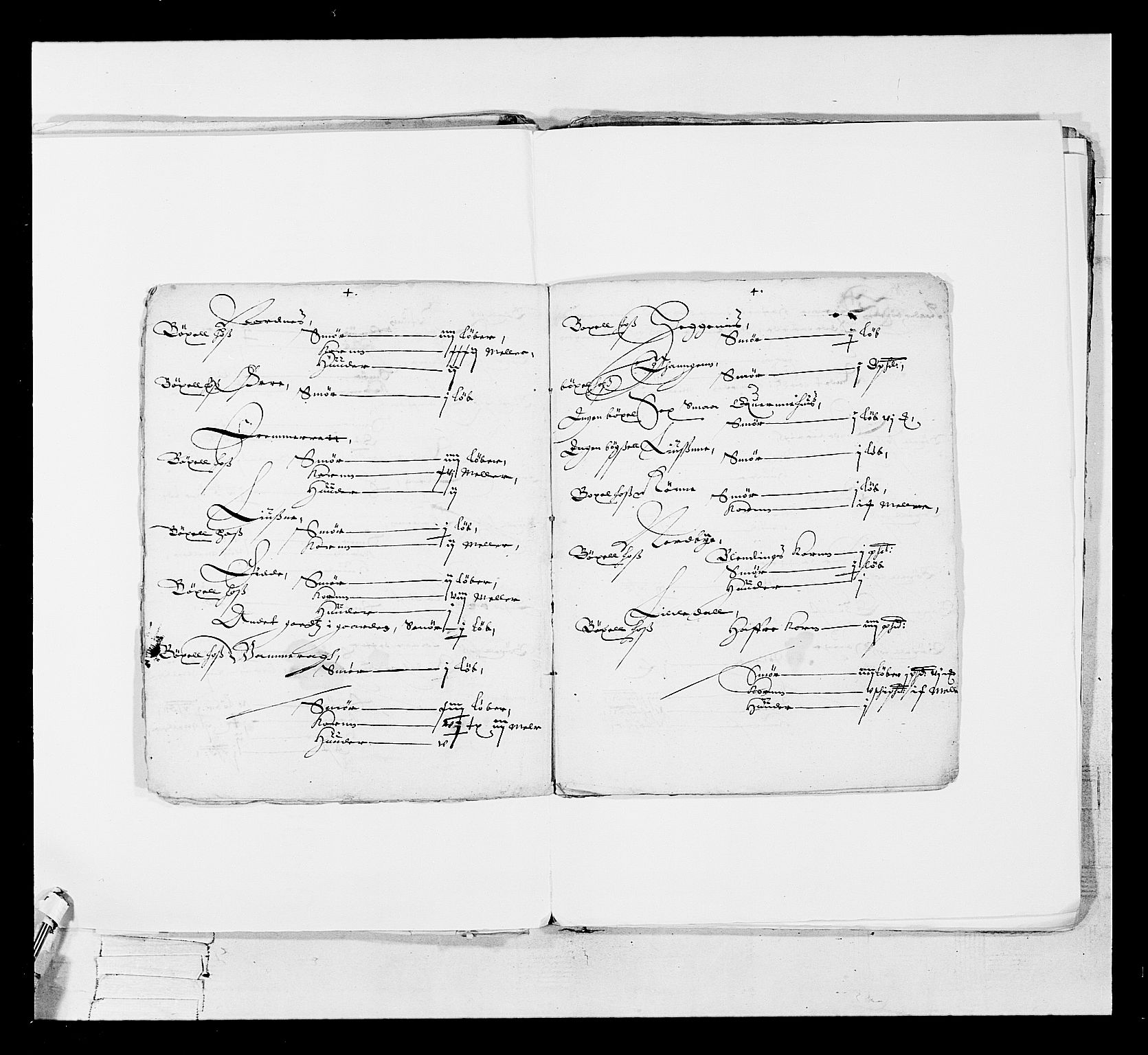 Stattholderembetet 1572-1771, AV/RA-EA-2870/Ek/L0017/0001: Jordebøker 1633-1658: / Adelsjordebøker, 1633-1639, p. 206