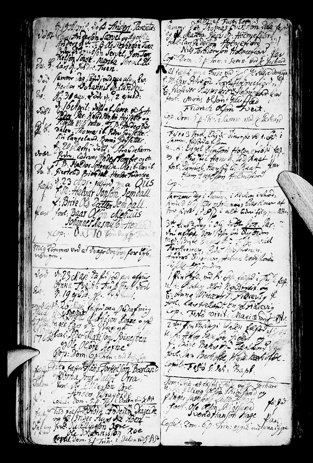 Os sokneprestembete, SAB/A-99929: Parish register (official) no. A 9, 1766-1779, p. 23