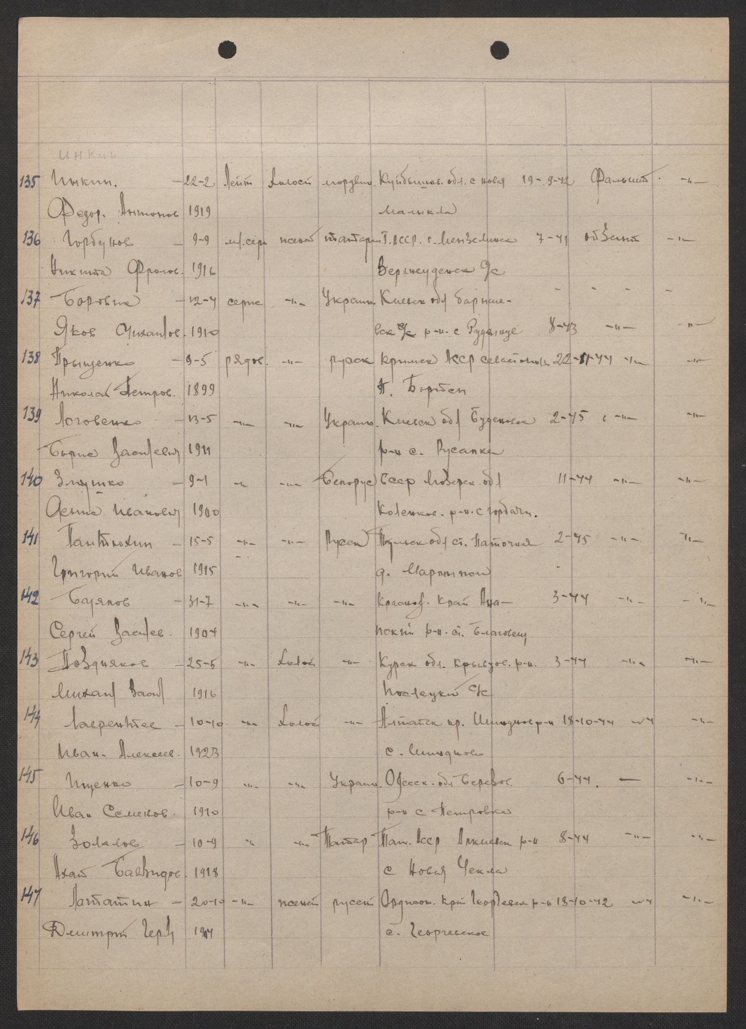 Flyktnings- og fangedirektoratet, Repatrieringskontoret, AV/RA-S-1681/D/Db/L0017: Displaced Persons (DPs) og sivile tyskere, 1945-1948, p. 357