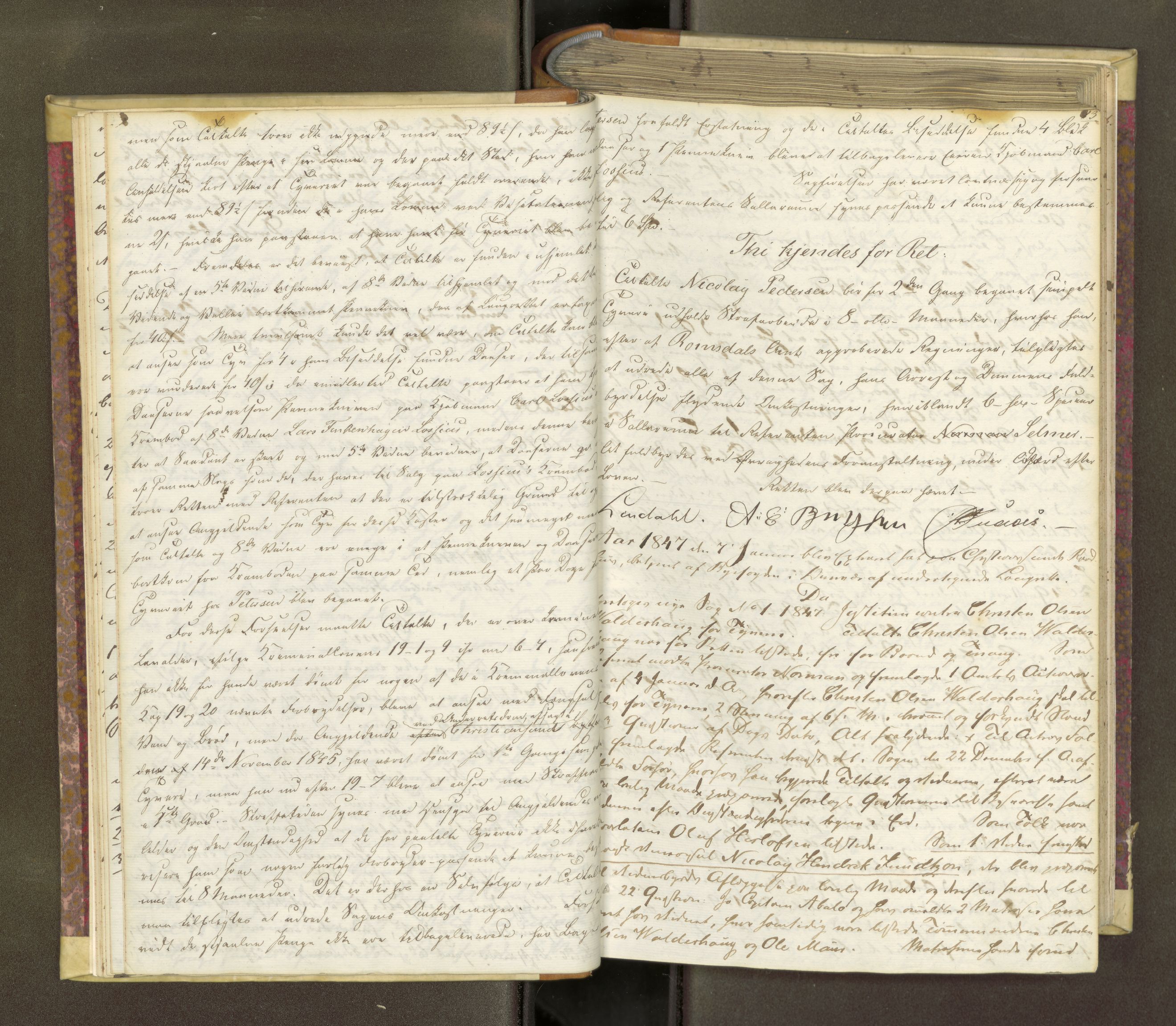 Kristiansund byfogd, AV/SAT-A-4587/A/01/L0014: Justisprotokoll. Aut. 26.09.1846, 1846-1848, p. 12b-13a