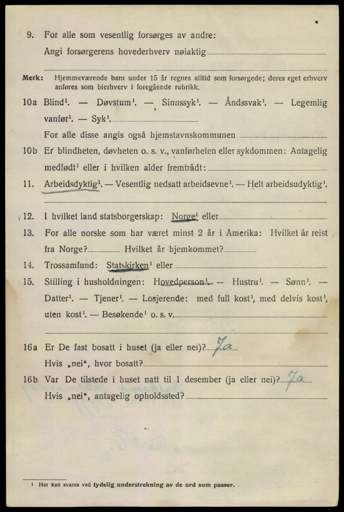 SAO, 1920 census for Kristiania, 1920, p. 238384