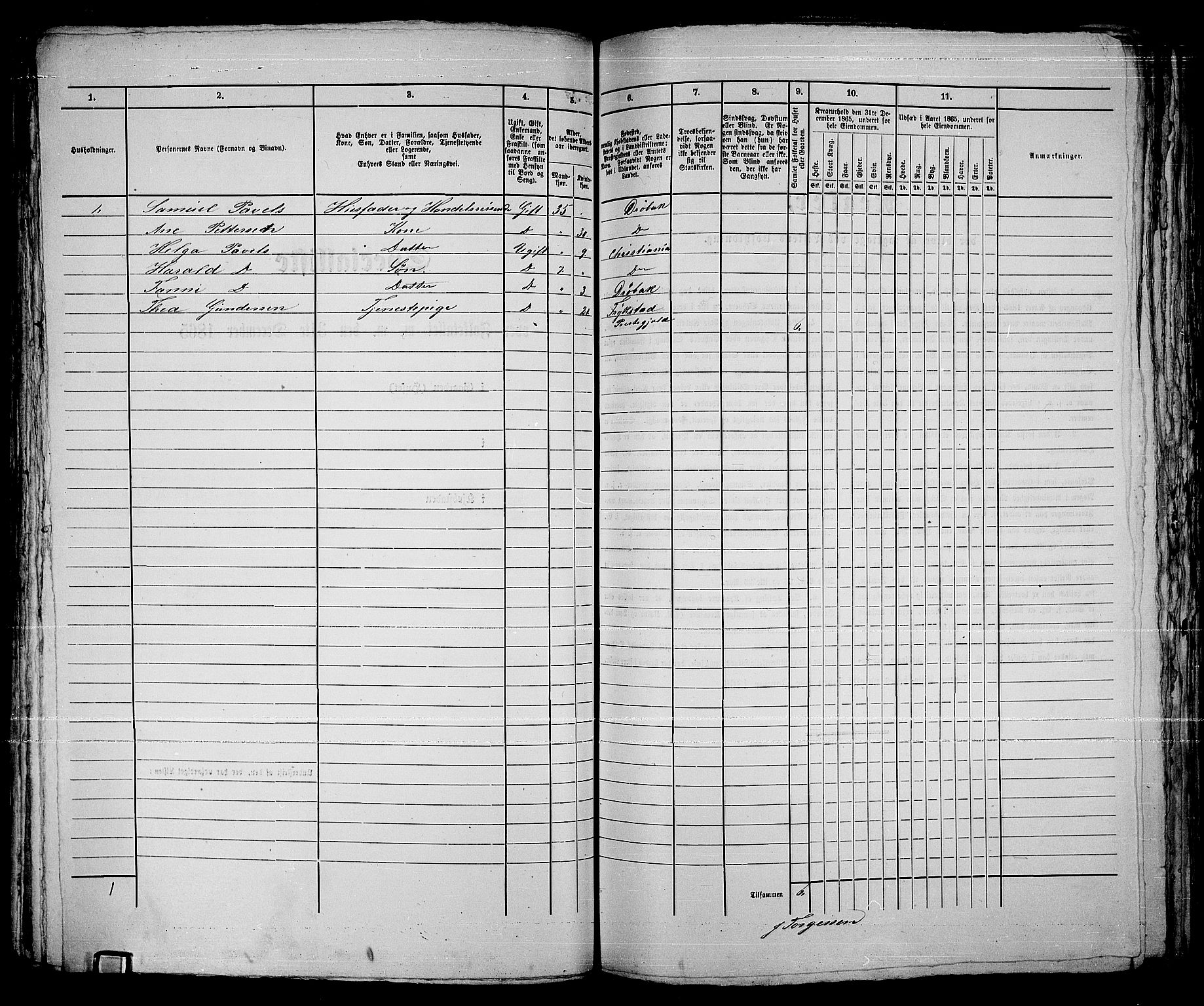 RA, 1865 census for Drøbak/Drøbak, 1865, p. 237