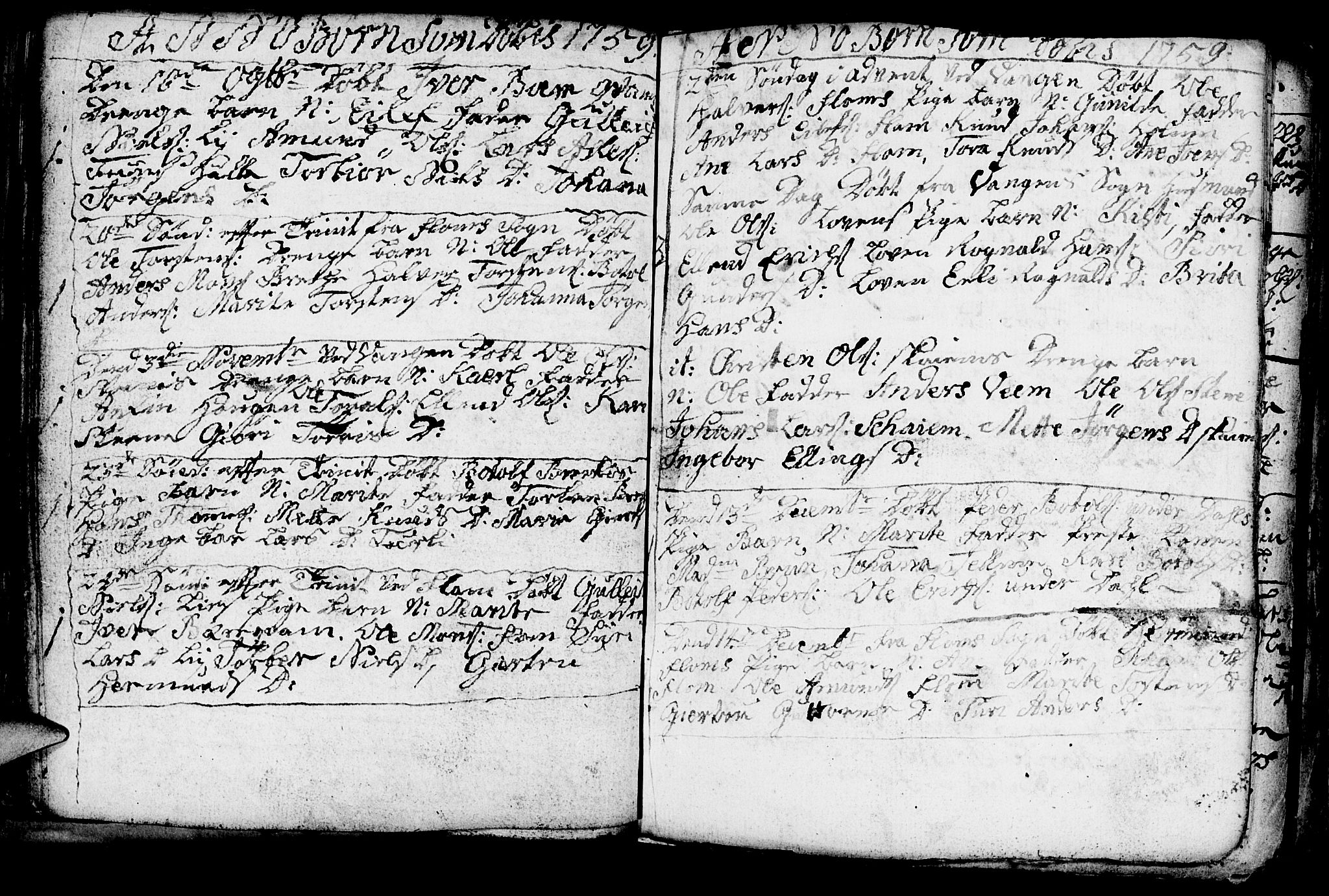 Aurland sokneprestembete, SAB/A-99937/H/Ha/Haa/L0003: Parish register (official) no. A 3, 1735-1761, p. 101
