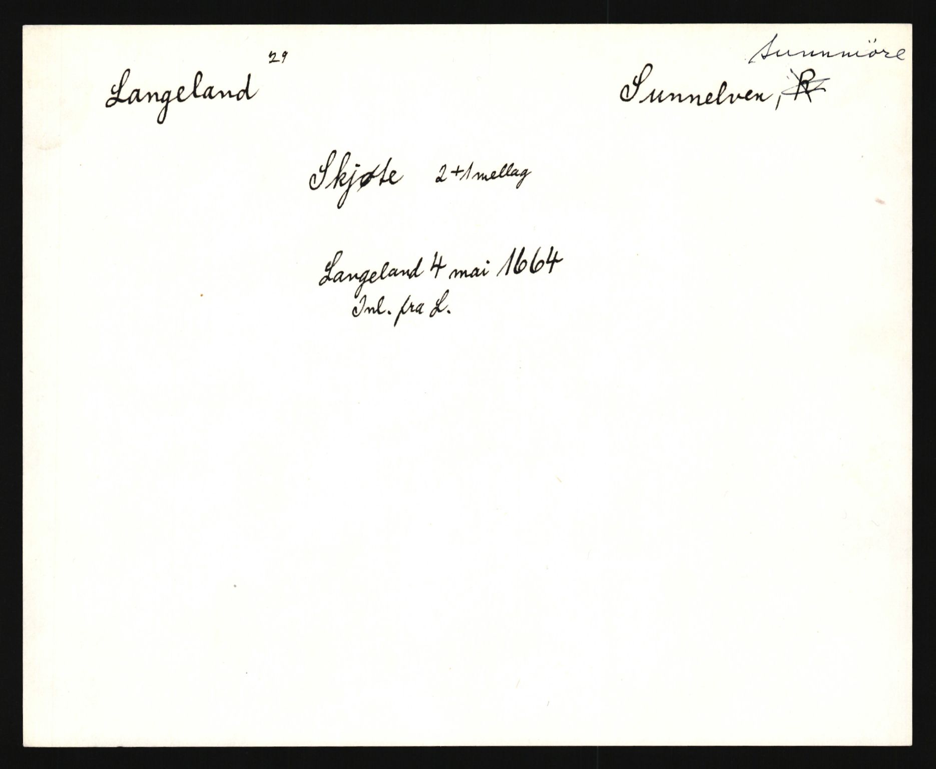 Riksarkivets diplomsamling, AV/RA-EA-5965/F35/F35e/L0031: Registreringssedler Møre og Romsdal, 1400-1700, p. 189