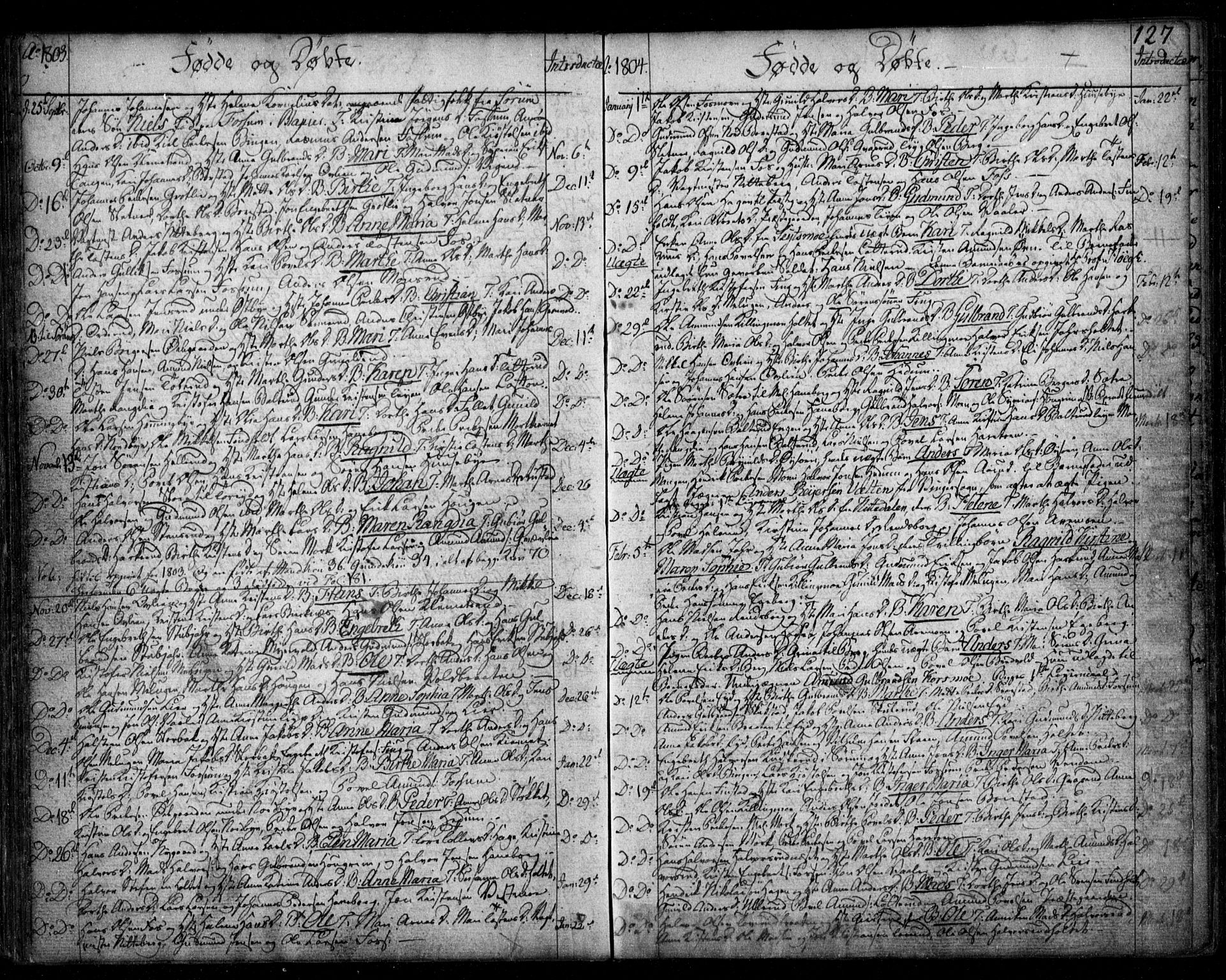 Aurskog prestekontor Kirkebøker, SAO/A-10304a/F/Fa/L0003: Parish register (official) no. I 3, 1767-1807, p. 127