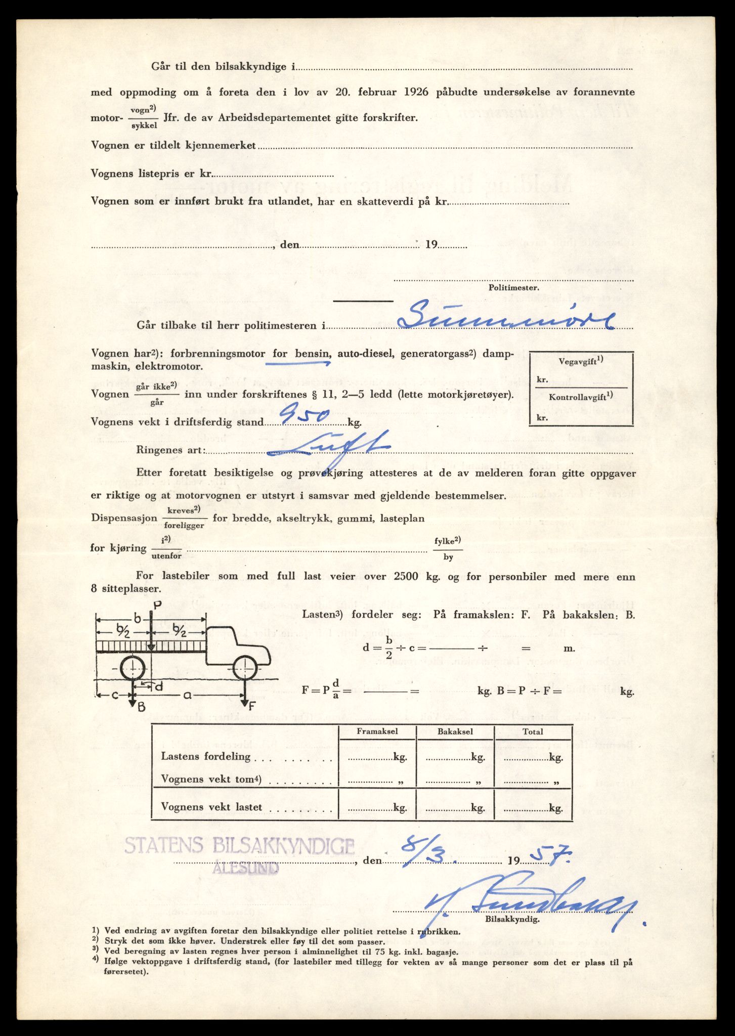 Møre og Romsdal vegkontor - Ålesund trafikkstasjon, AV/SAT-A-4099/F/Fe/L0042: Registreringskort for kjøretøy T 13906 - T 14079, 1927-1998, p. 2692