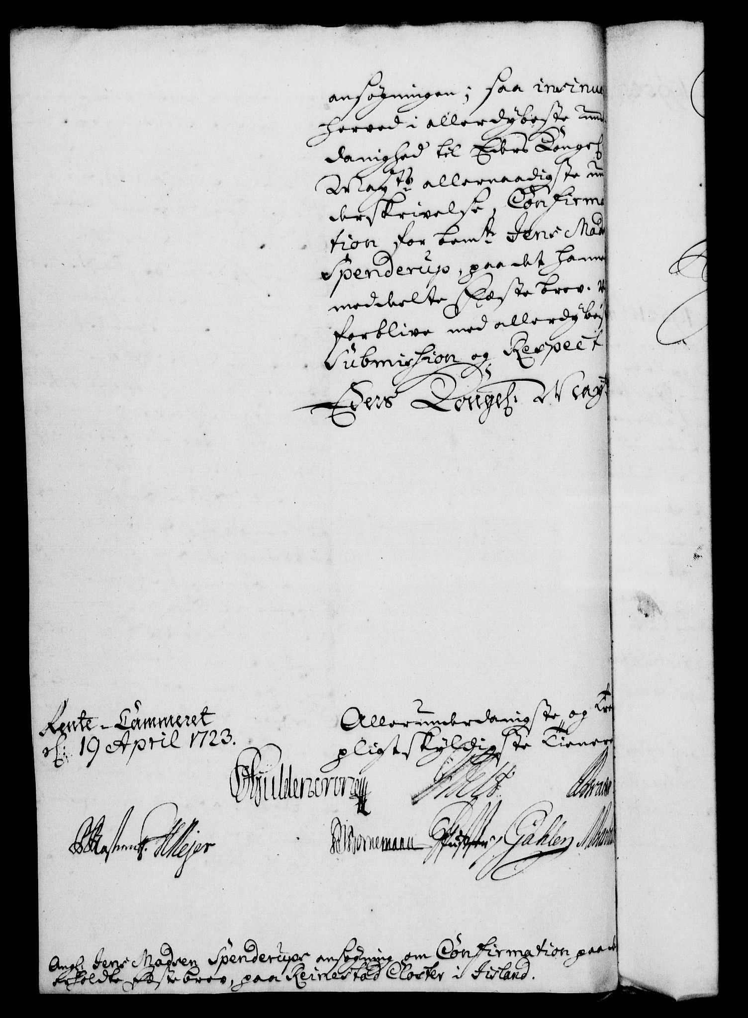 Rentekammeret, Kammerkanselliet, AV/RA-EA-3111/G/Gf/Gfa/L0006: Norsk relasjons- og resolusjonsprotokoll (merket RK 52.6), 1723, p. 506