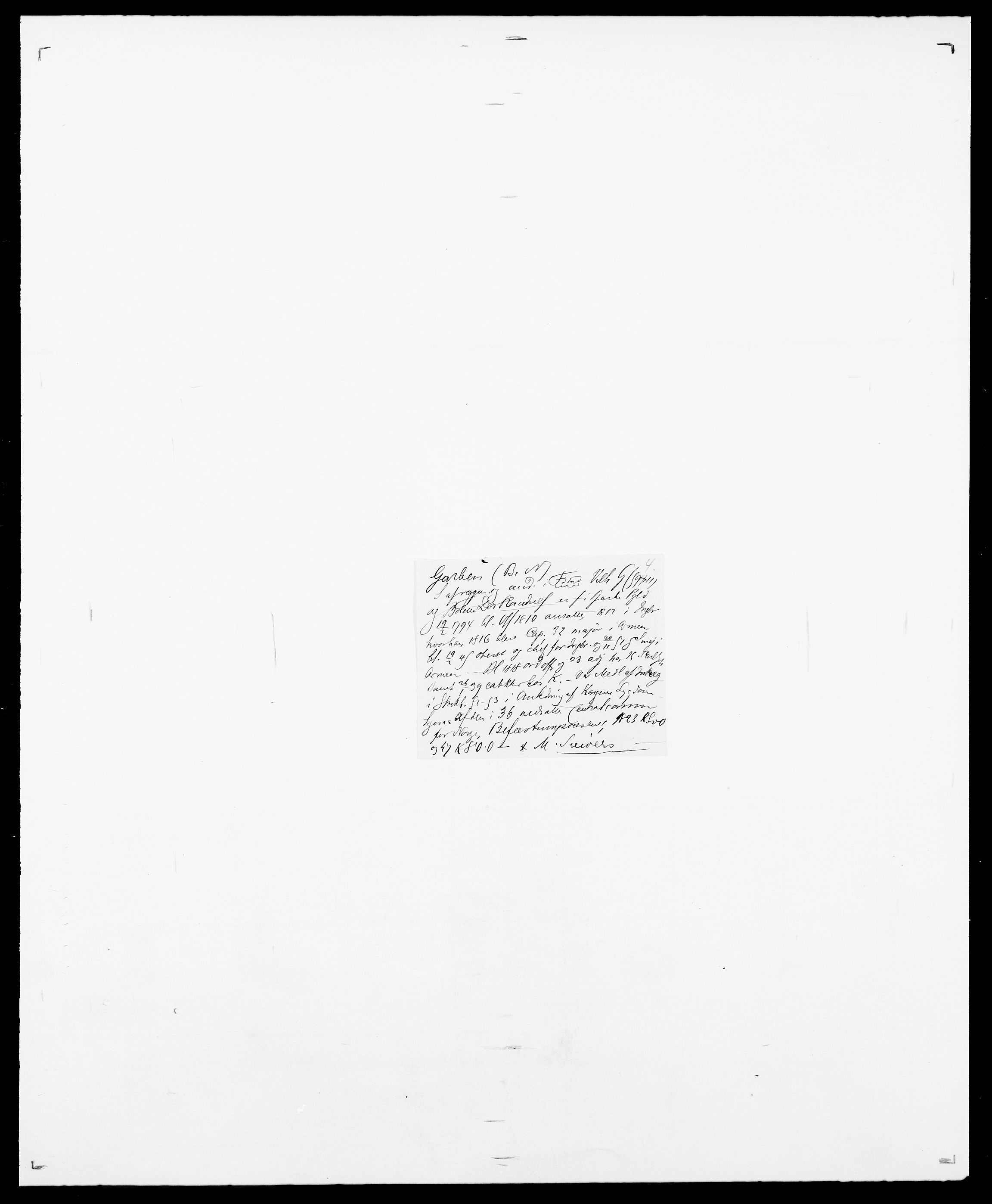 Delgobe, Charles Antoine - samling, SAO/PAO-0038/D/Da/L0013: Forbos - Geving, p. 499