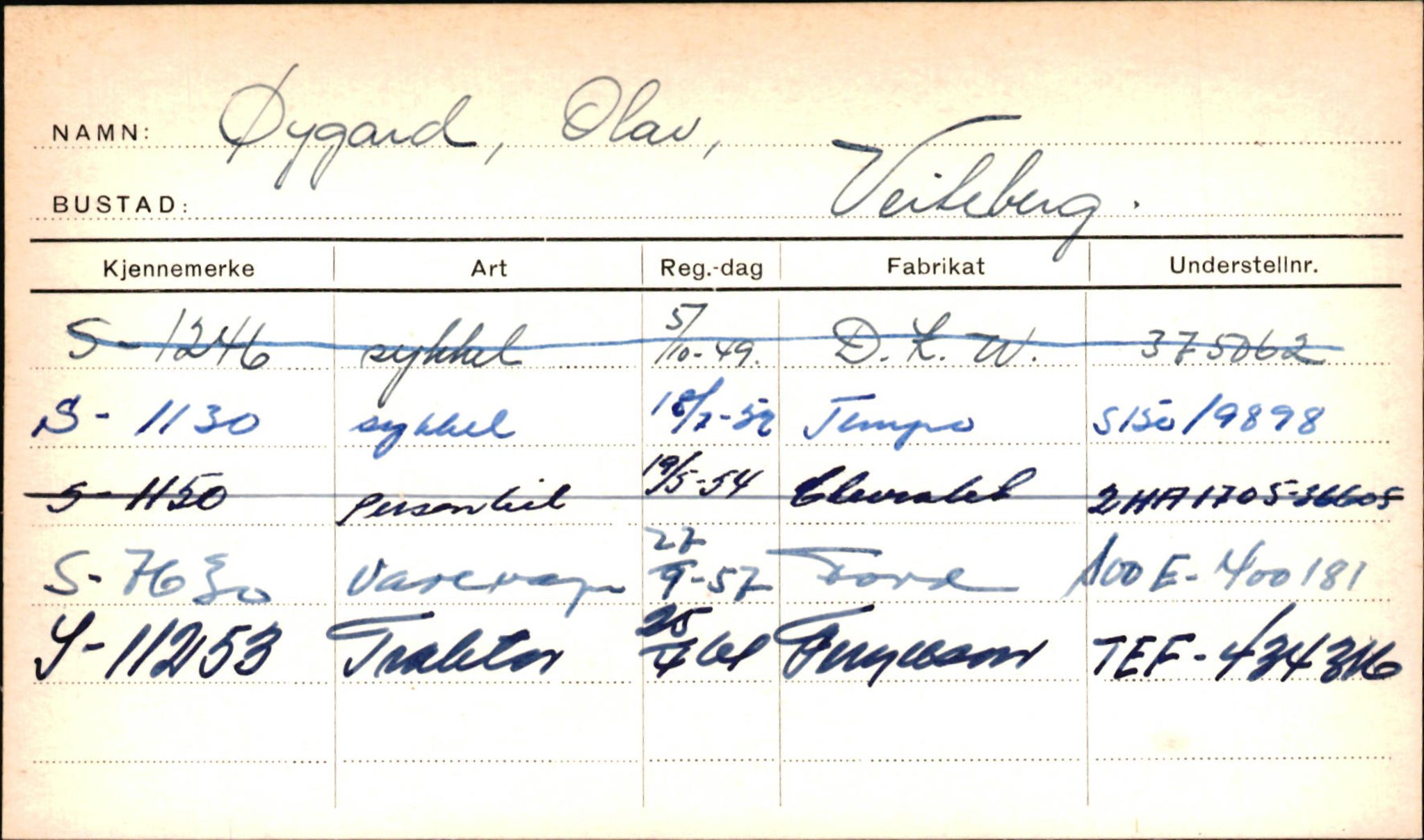 Statens vegvesen, Sogn og Fjordane vegkontor, AV/SAB-A-5301/4/F/L0002: Eigarregister Fjordane til 1.6.1961, 1930-1961, p. 759