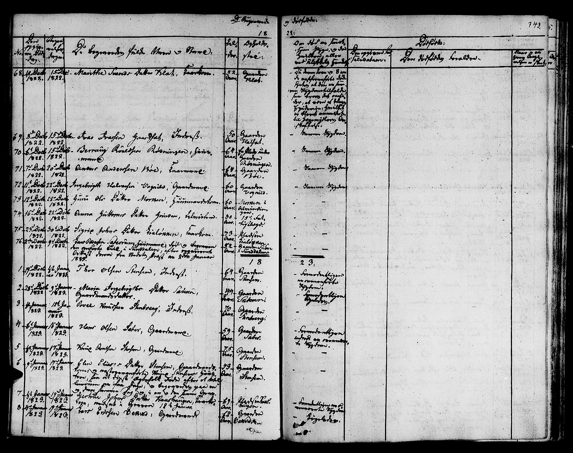 Ministerialprotokoller, klokkerbøker og fødselsregistre - Sør-Trøndelag, SAT/A-1456/678/L0897: Parish register (official) no. 678A06-07, 1821-1847, p. 343