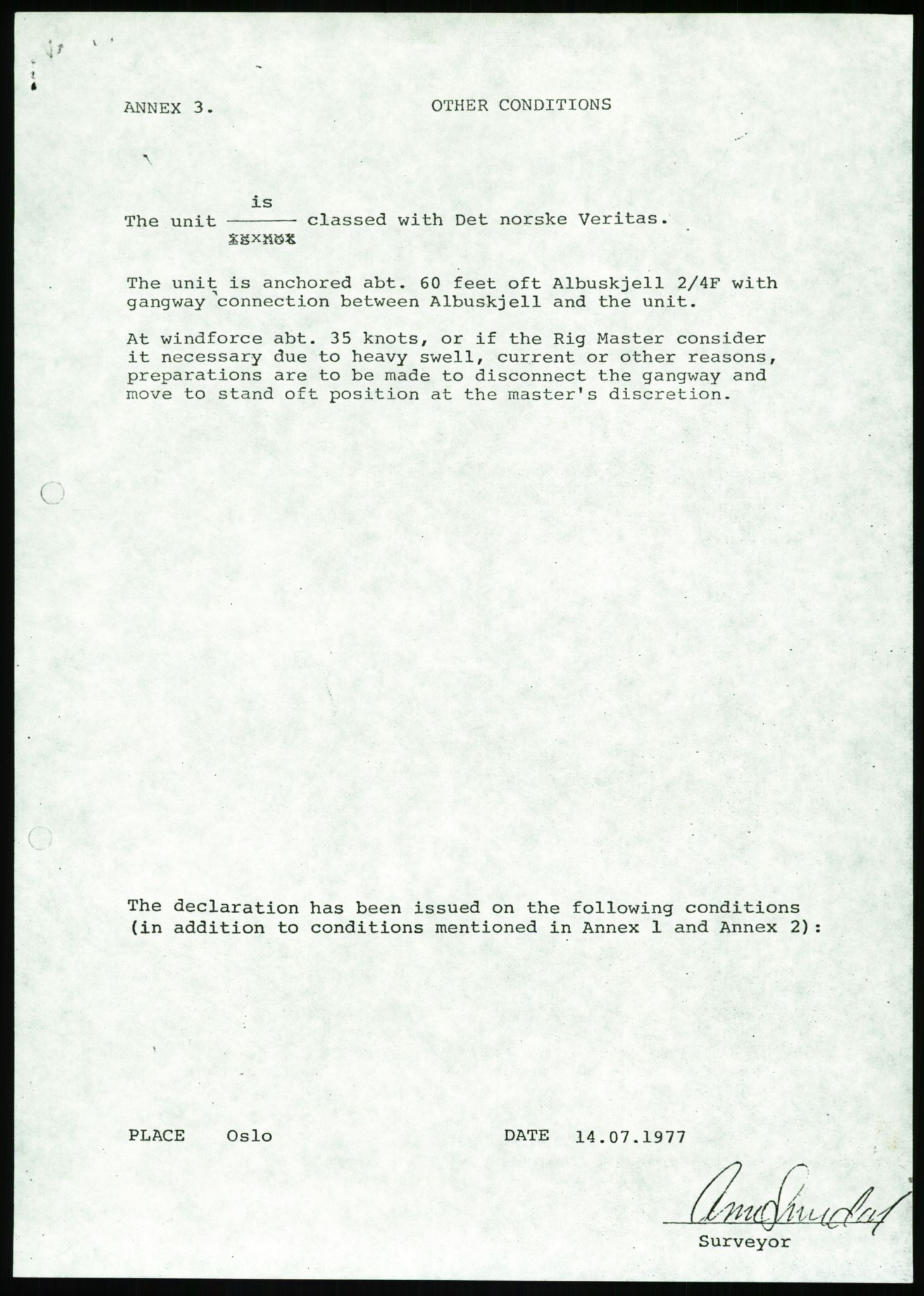 Justisdepartementet, Granskningskommisjonen ved Alexander Kielland-ulykken 27.3.1980, AV/RA-S-1165/D/L0002: I Det norske Veritas (I1-I5, I7-I11, I14-I17, I21-I28, I30-I31)/B Stavanger Drilling A/S (B4), 1980-1981, p. 39