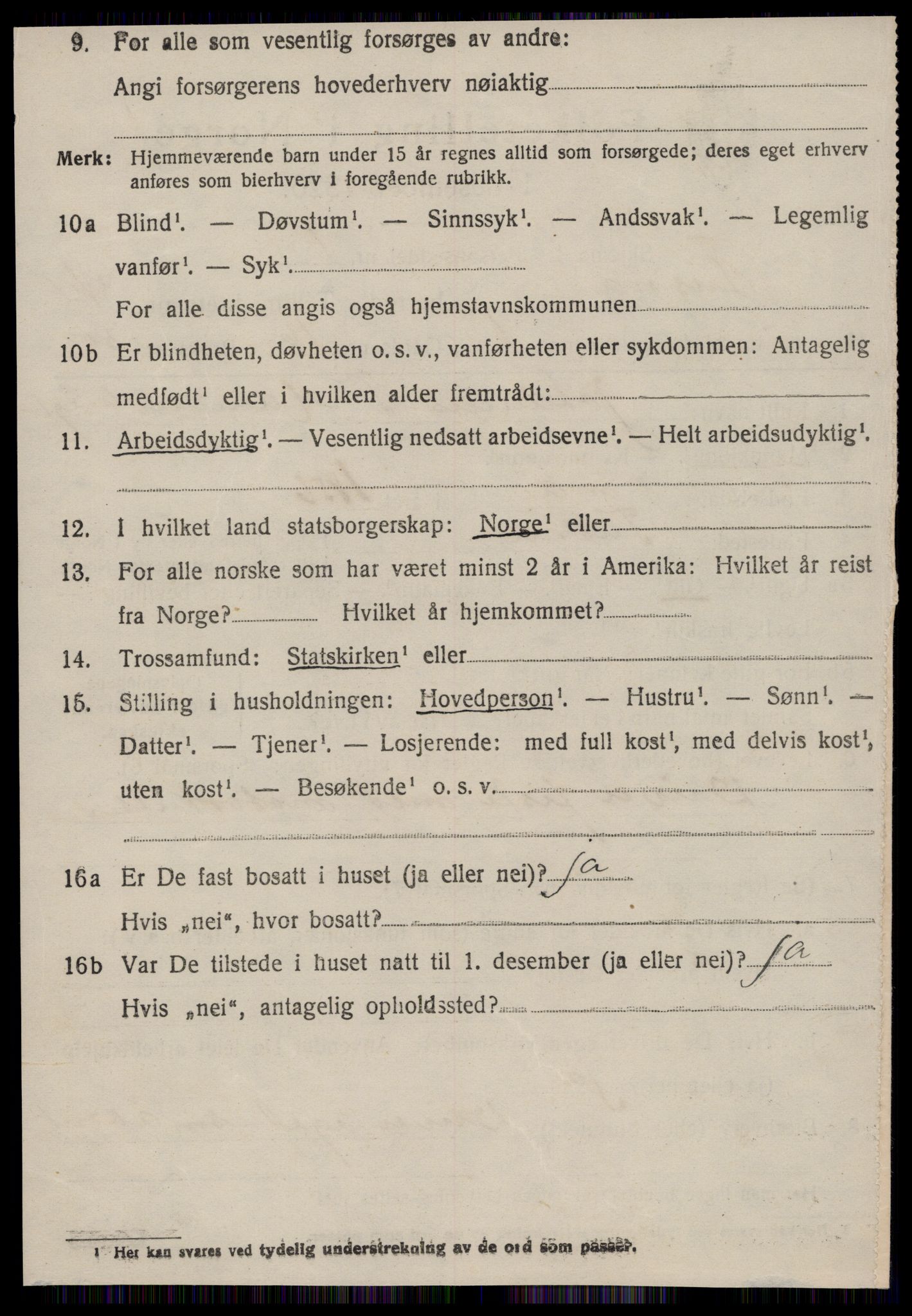 SAT, 1920 census for Tustna, 1920, p. 1726