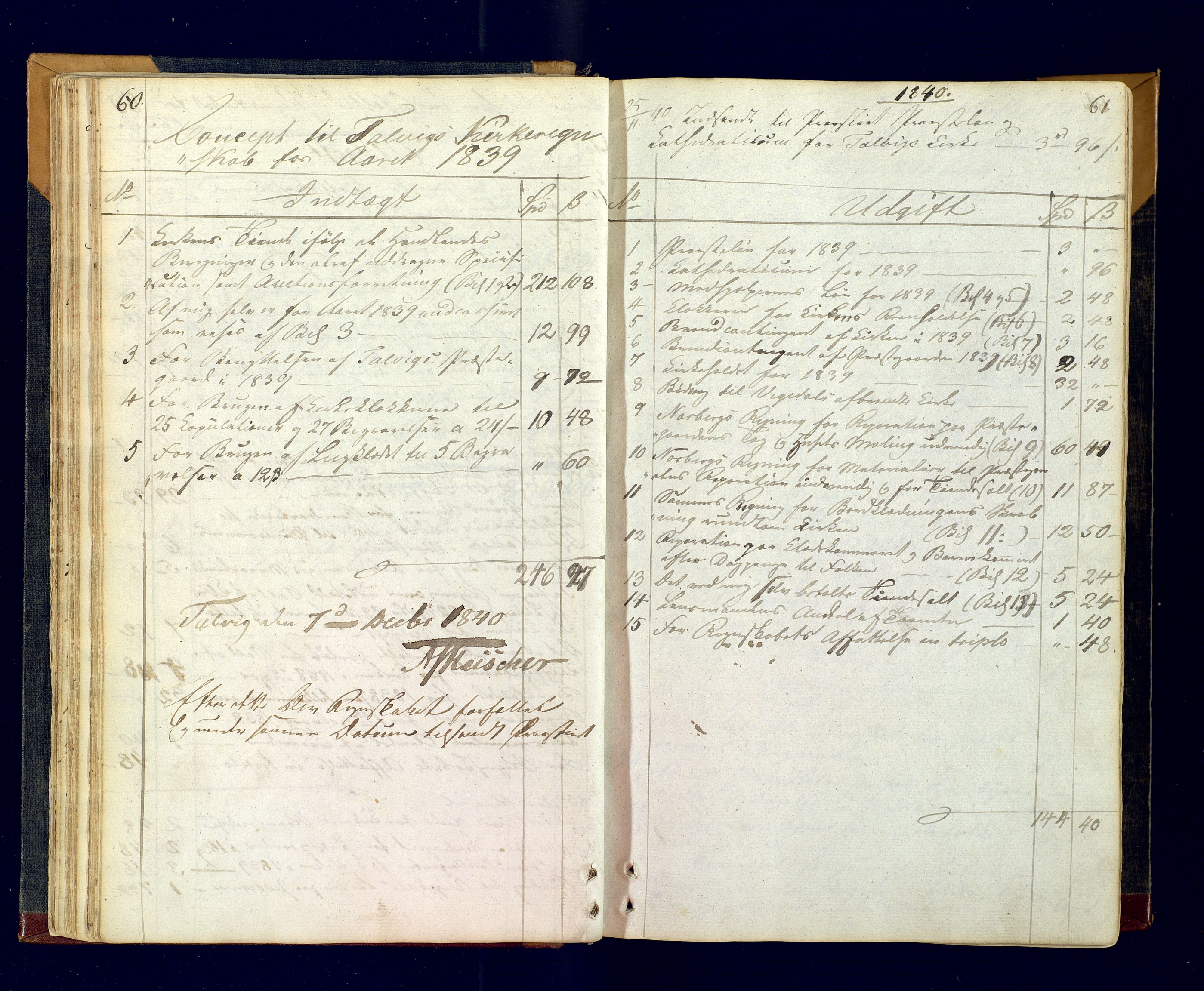Talvik sokneprestkontor, SATØ/S-1337/H/Ha/L0007kirke: Parish register (official) no. 7, 1813-1821, p. 60-61