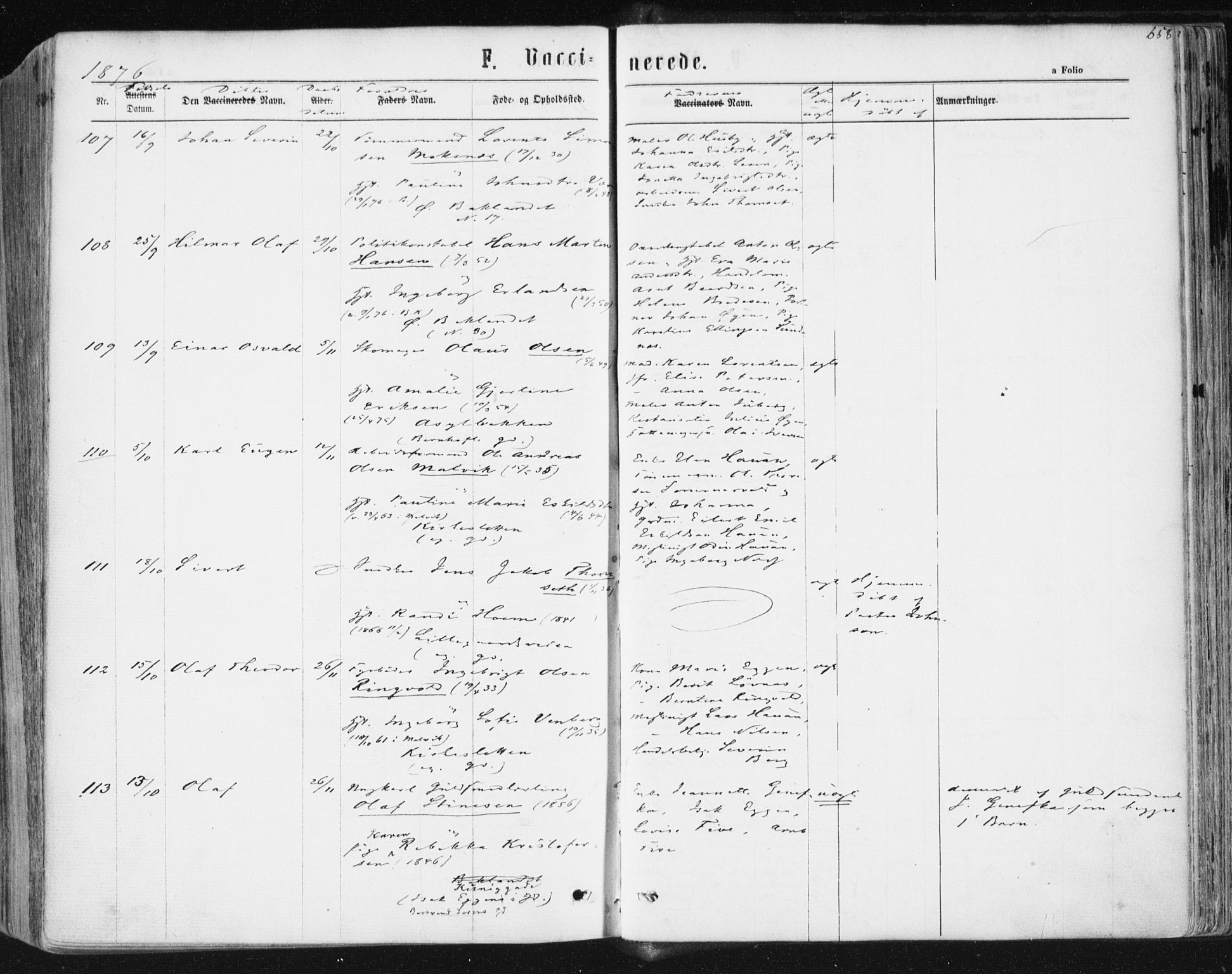 Ministerialprotokoller, klokkerbøker og fødselsregistre - Sør-Trøndelag, AV/SAT-A-1456/604/L0186: Parish register (official) no. 604A07, 1866-1877, p. 658