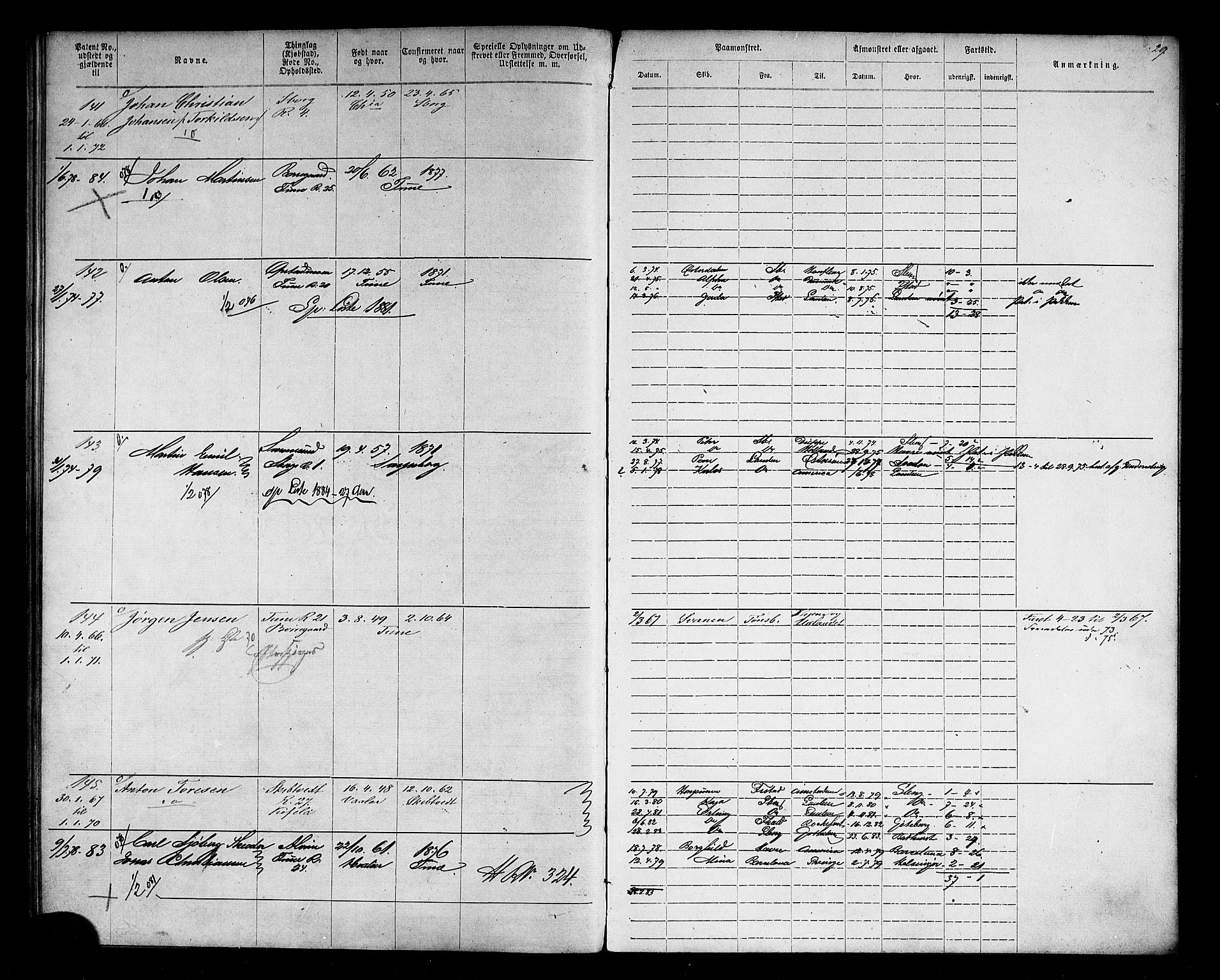 Sarpsborg mønstringskontor, AV/SAO-A-10569c/F/Fc/Fca/L0003: Annotasjonsrulle, 1868-1881, p. 34