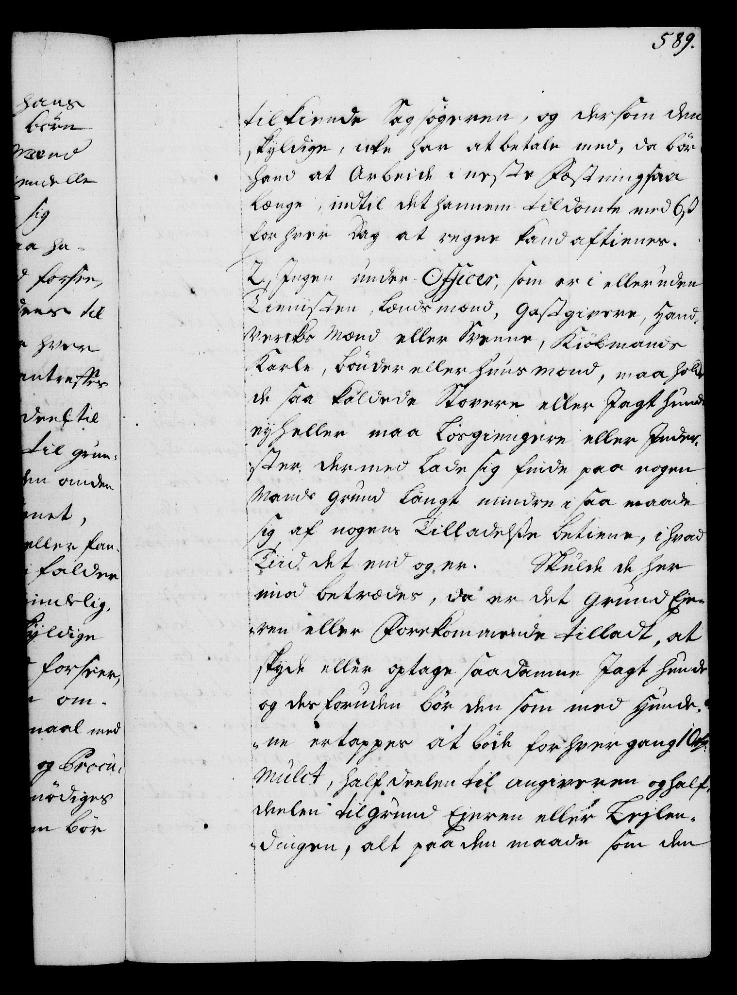 Rentekammeret, Kammerkanselliet, RA/EA-3111/G/Gg/Gga/L0003: Norsk ekspedisjonsprotokoll med register (merket RK 53.3), 1727-1734, p. 589