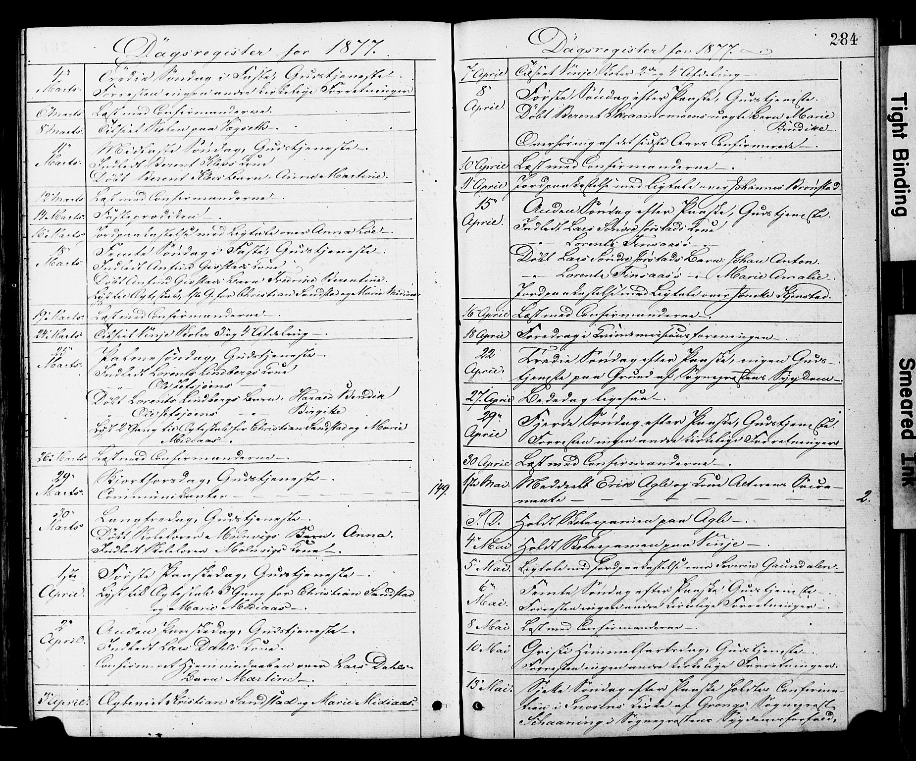 Ministerialprotokoller, klokkerbøker og fødselsregistre - Nord-Trøndelag, SAT/A-1458/749/L0473: Parish register (official) no. 749A07, 1873-1887, p. 284