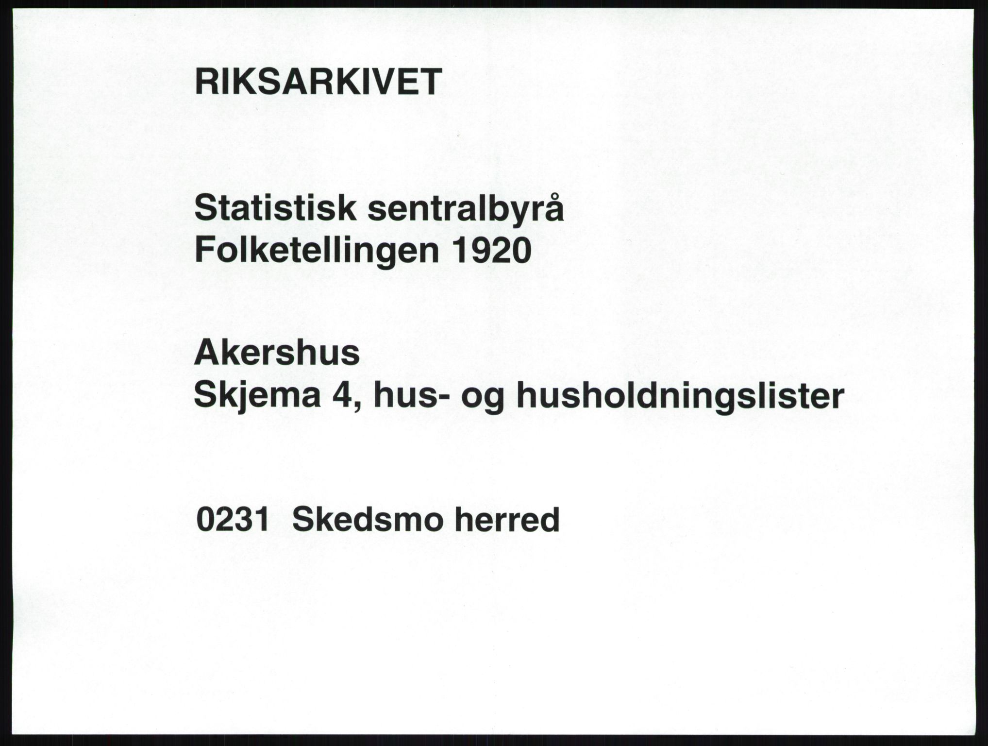 SAO, 1920 census for Skedsmo, 1920, p. 35