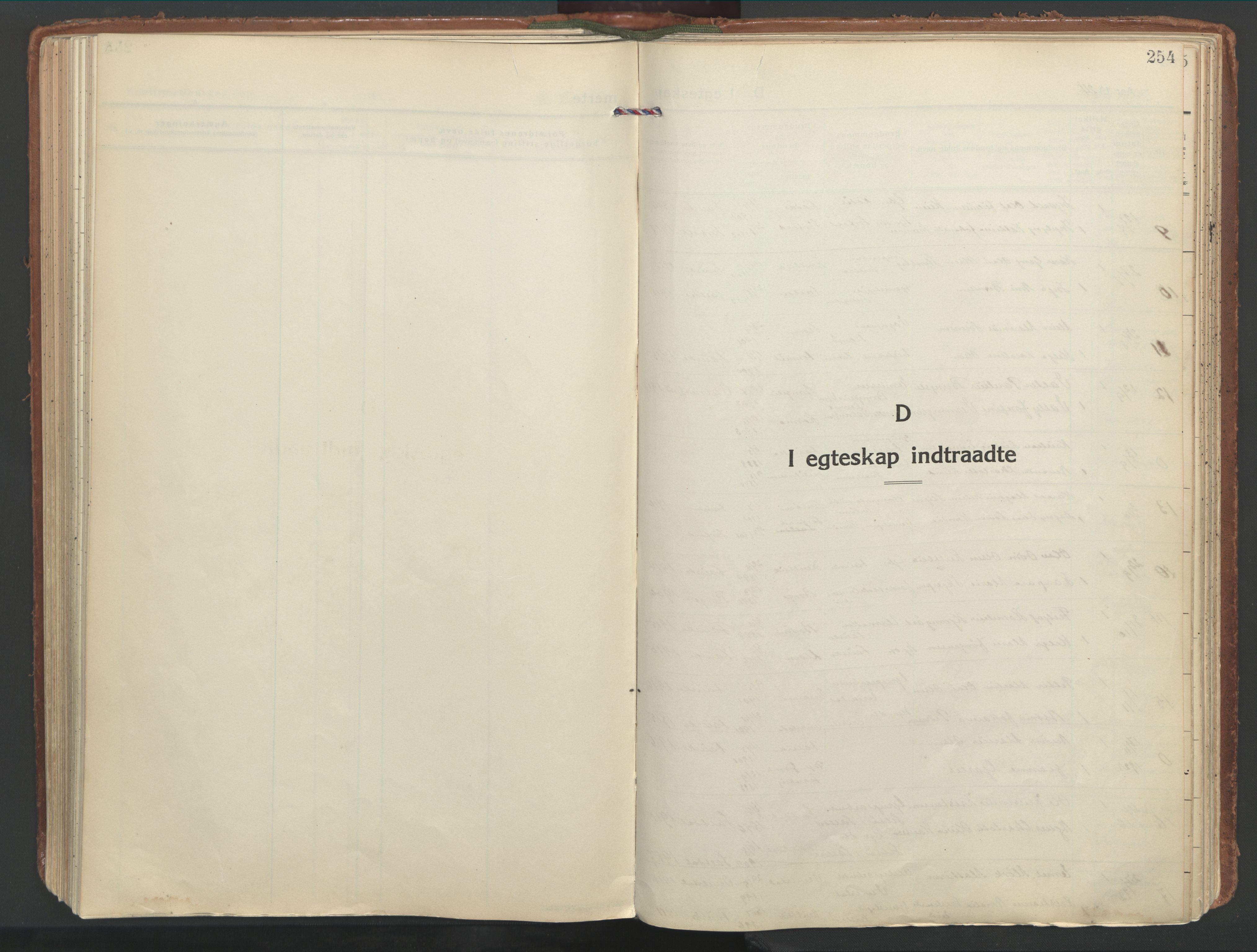 Ministerialprotokoller, klokkerbøker og fødselsregistre - Nordland, SAT/A-1459/849/L0699: Parish register (official) no. 849A10, 1924-1937, p. 254