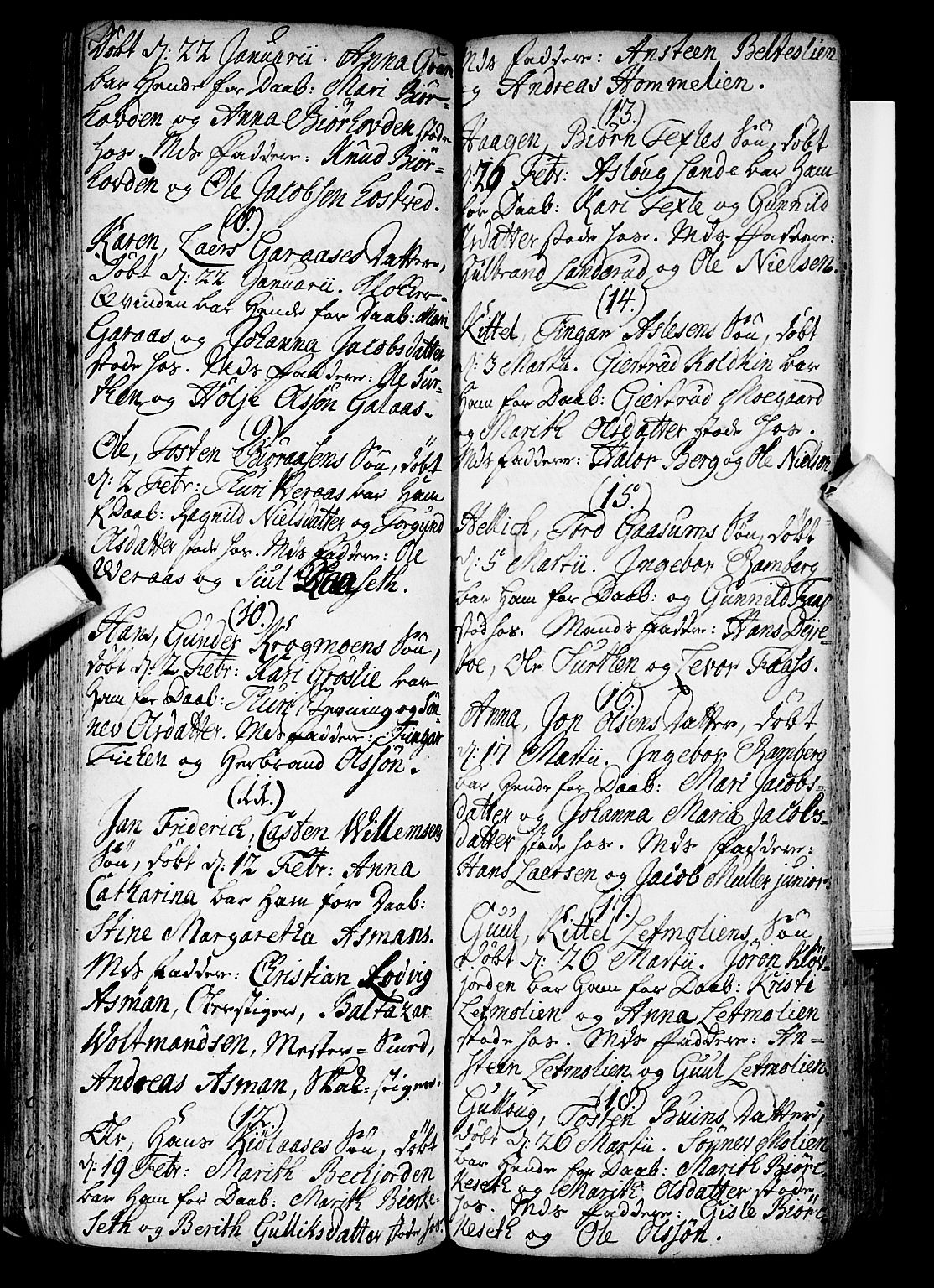 Flesberg kirkebøker, AV/SAKO-A-18/F/Fa/L0002: Parish register (official) no. I 2, 1726-1747