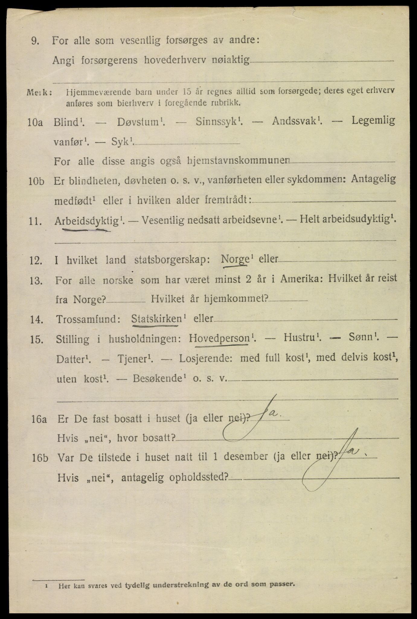 SAH, 1920 census for Vang (Hedmark), 1920, p. 13846