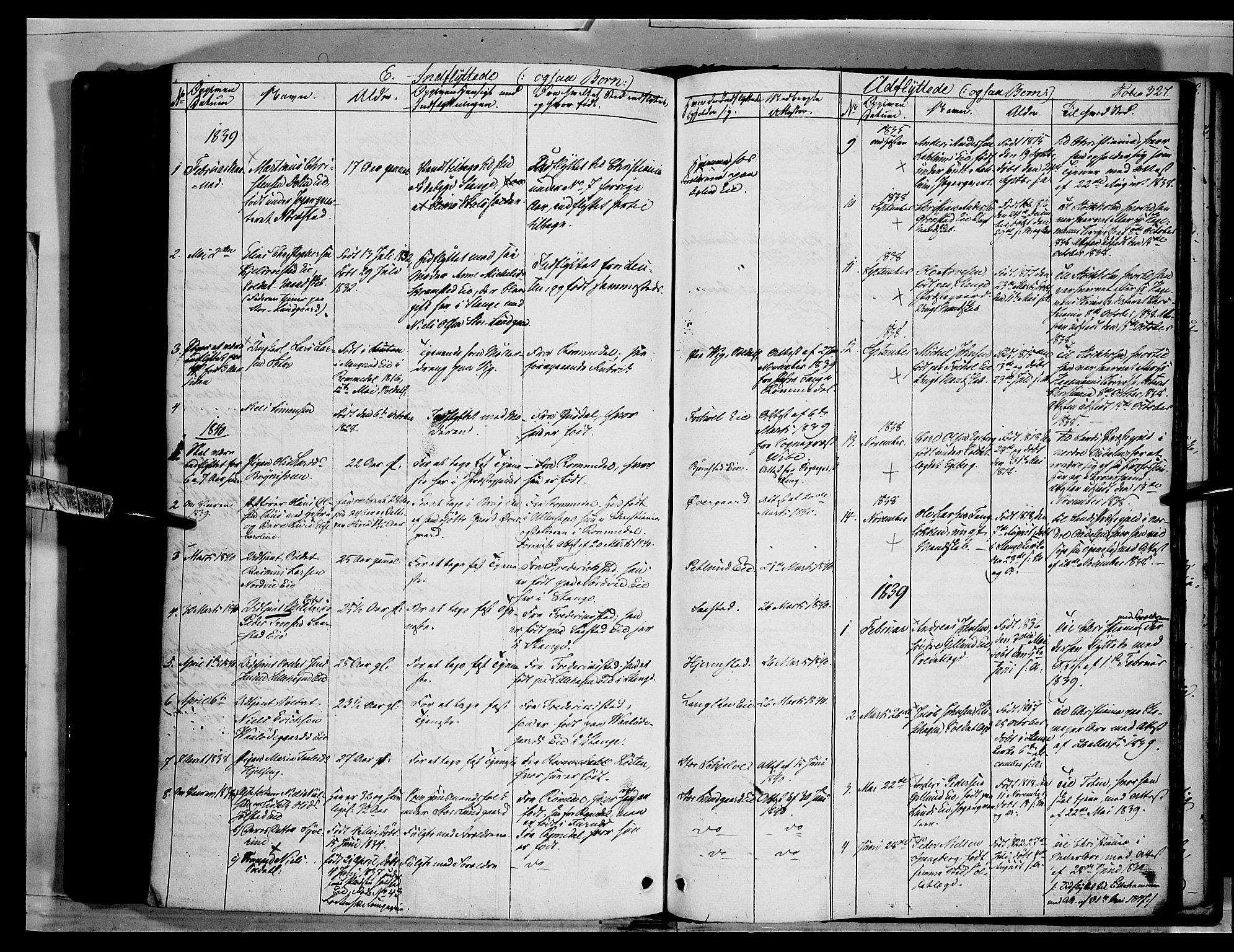 Stange prestekontor, AV/SAH-PREST-002/K/L0010: Parish register (official) no. 10, 1835-1845, p. 327