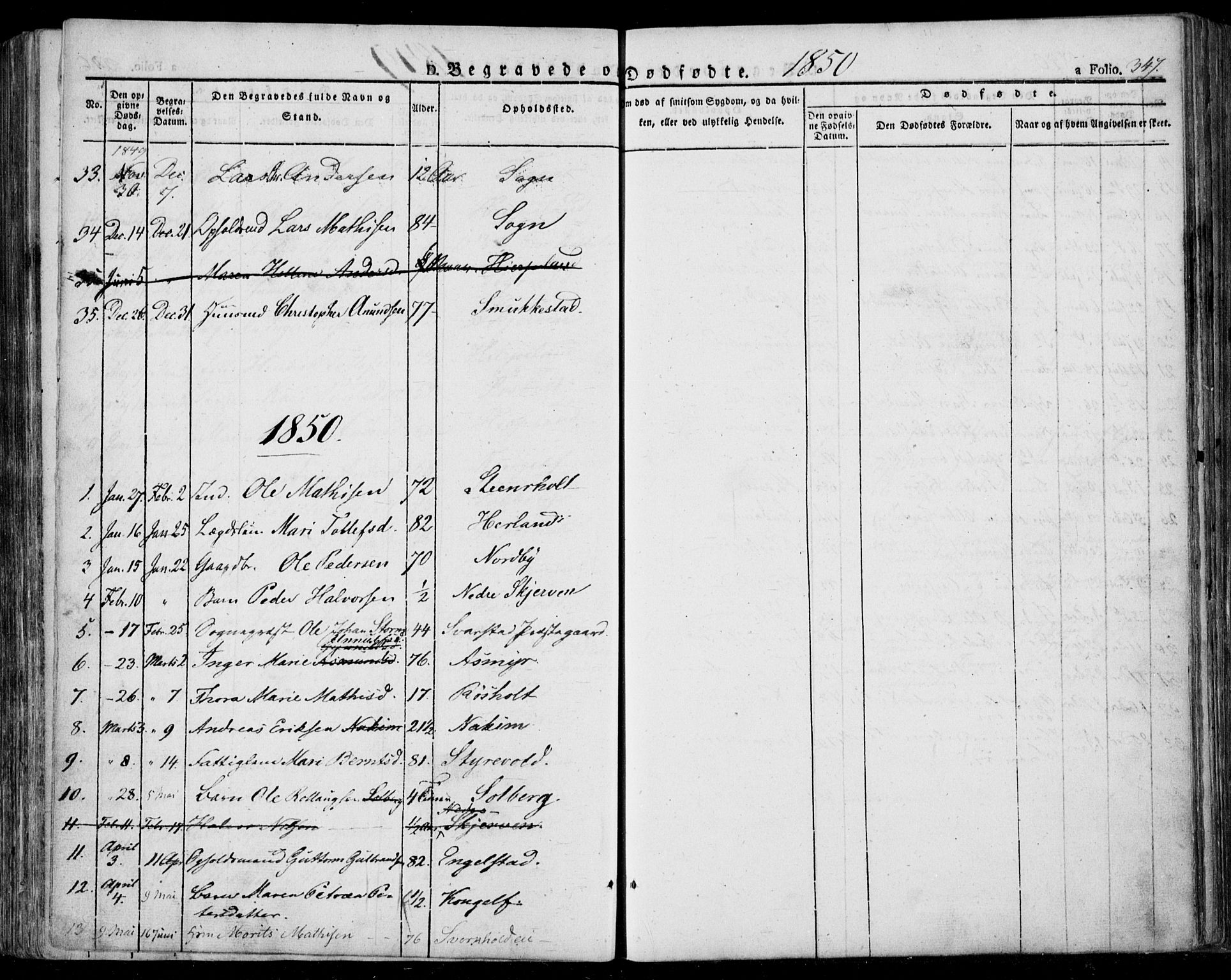 Lardal kirkebøker, SAKO/A-350/F/Fa/L0006: Parish register (official) no. I 6, 1835-1860, p. 347