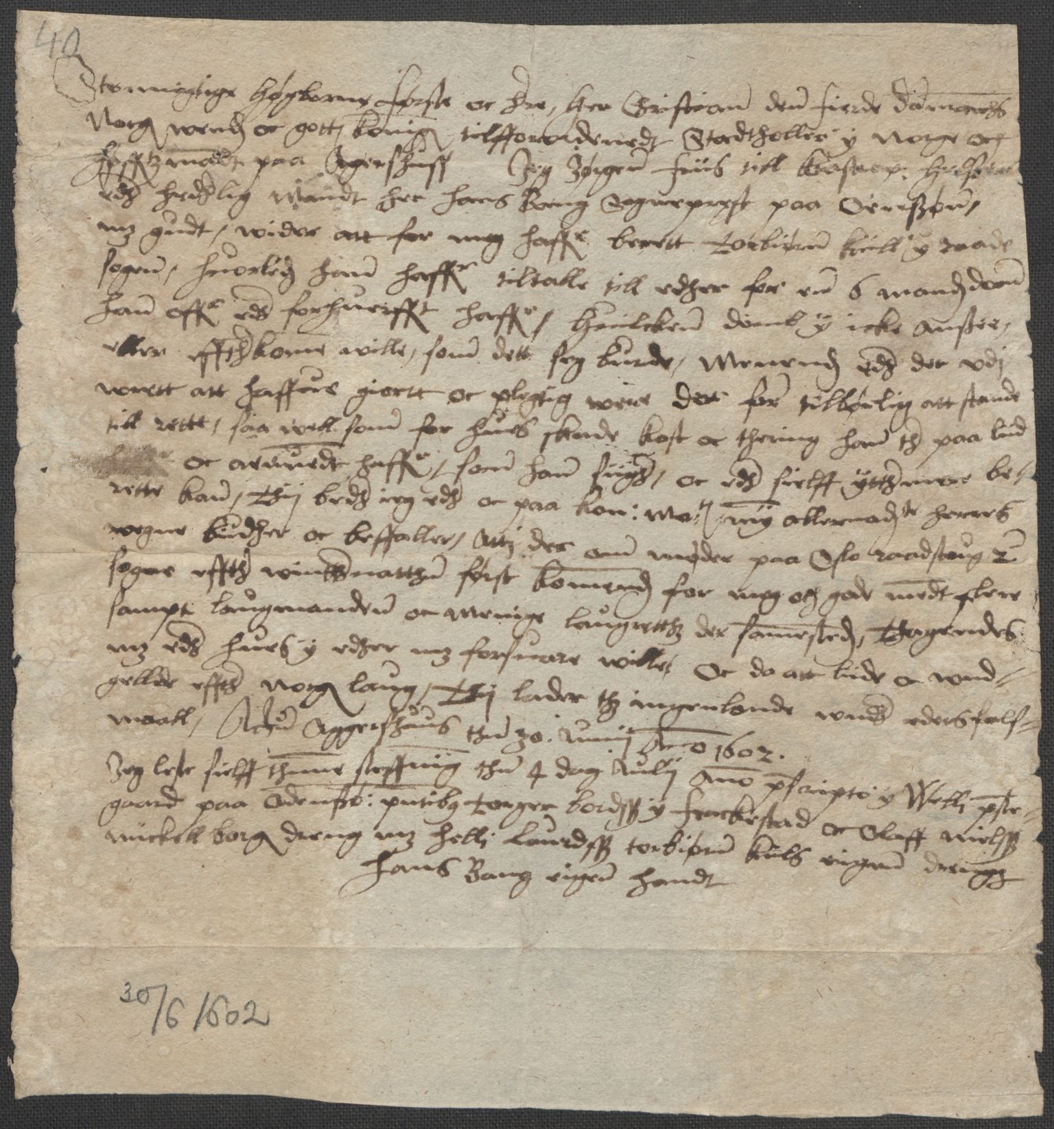 Riksarkivets diplomsamling, RA/EA-5965/F15/L0003: Prestearkiv - Østfold, 1594-1700, p. 171