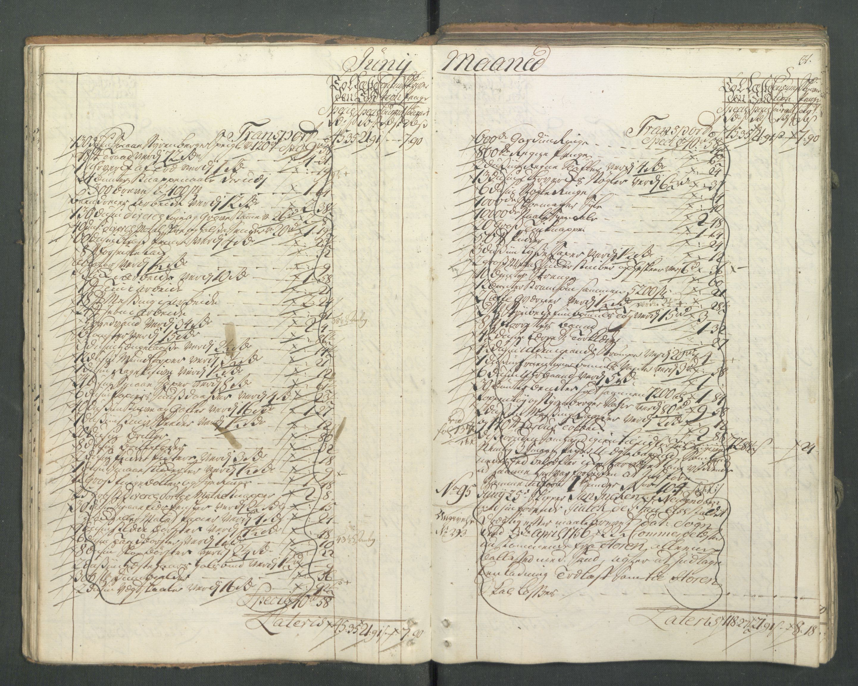 Generaltollkammeret, tollregnskaper, AV/RA-EA-5490/R13/L0032/0001: Tollregnskaper Kragerø / Inngående hovedtollbok, 1762, p. 30b-31a