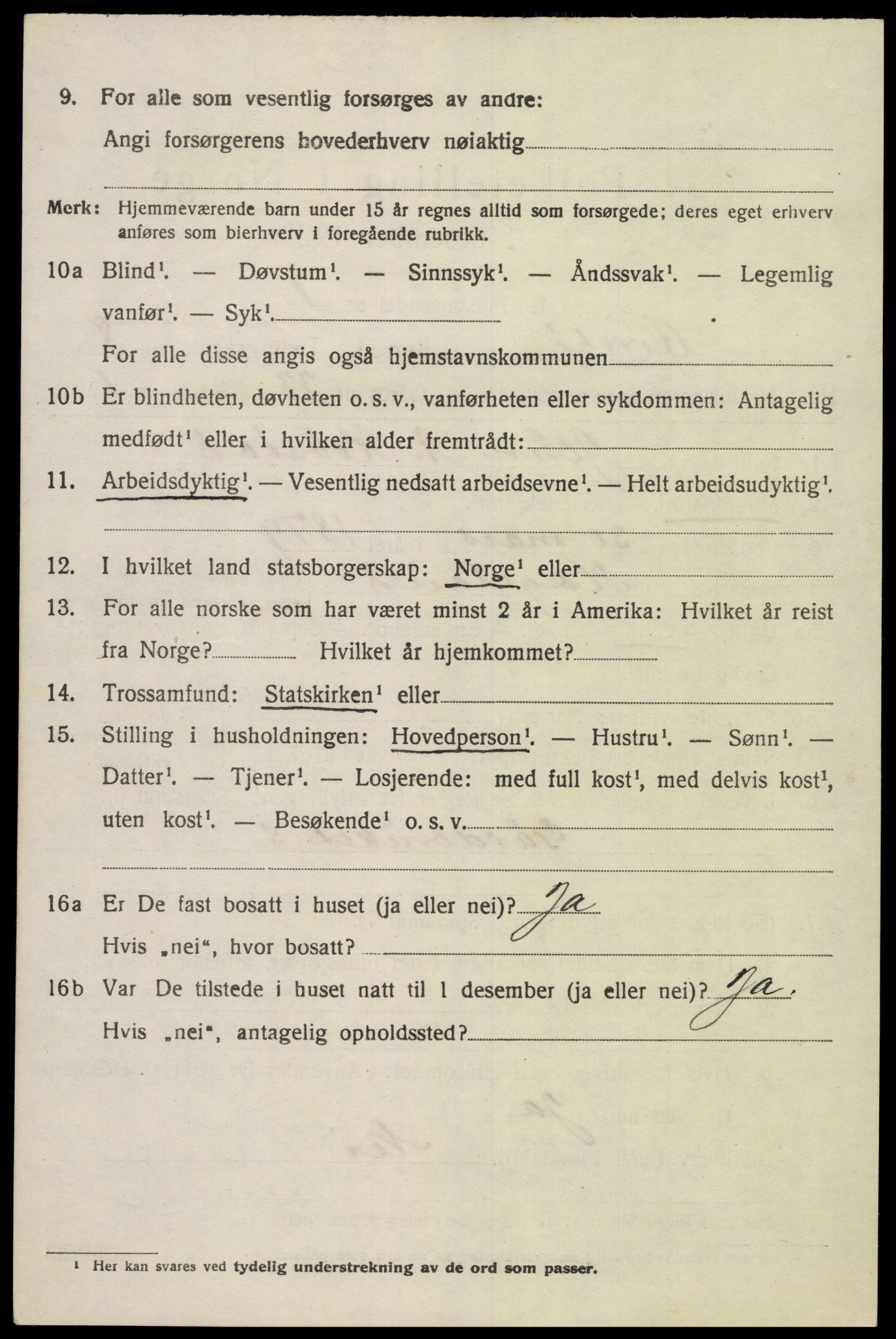 SAK, 1920 census for Øvrebø, 1920, p. 1701