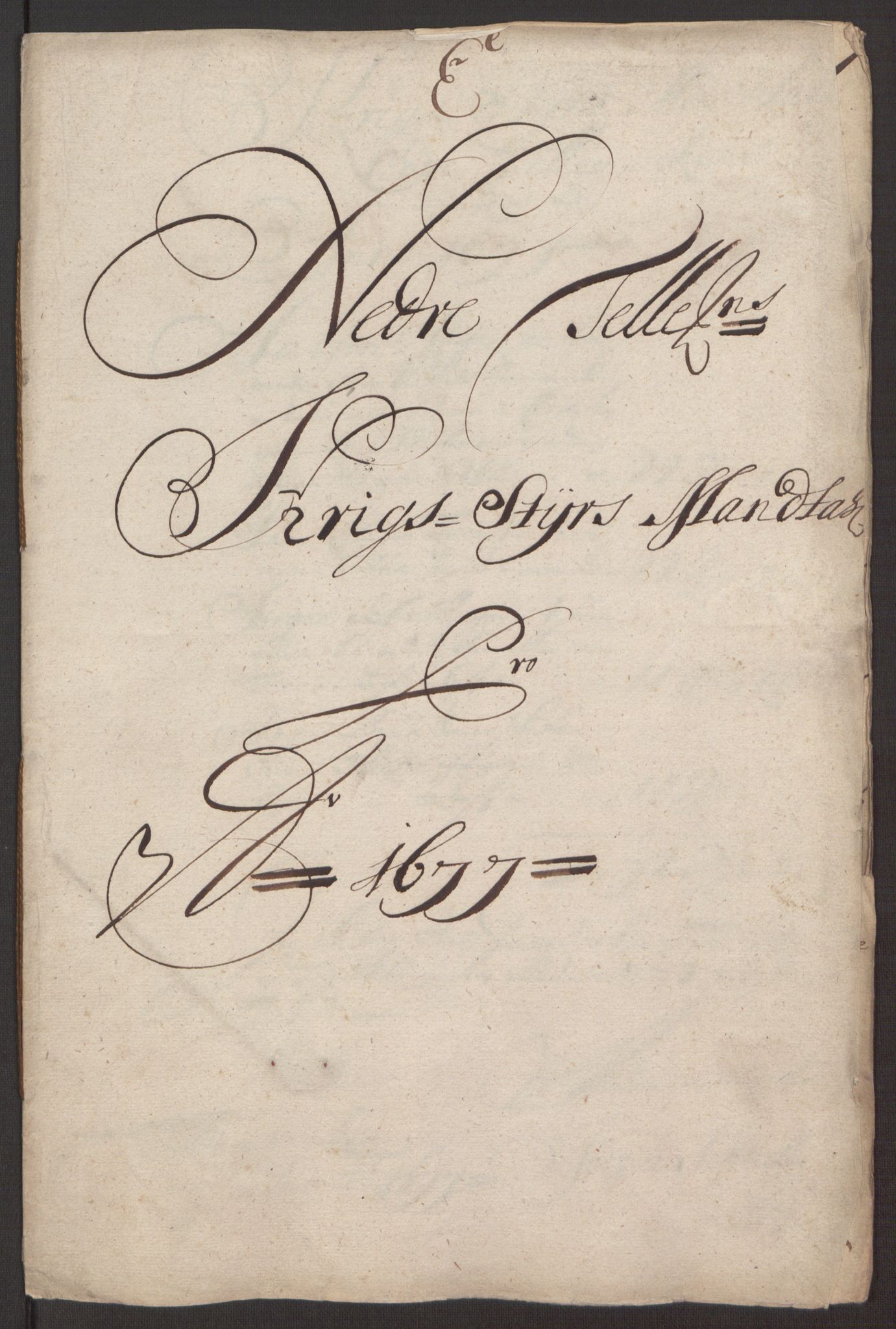 Rentekammeret inntil 1814, Reviderte regnskaper, Fogderegnskap, RA/EA-4092/R35/L2068: Fogderegnskap Øvre og Nedre Telemark, 1677, p. 115