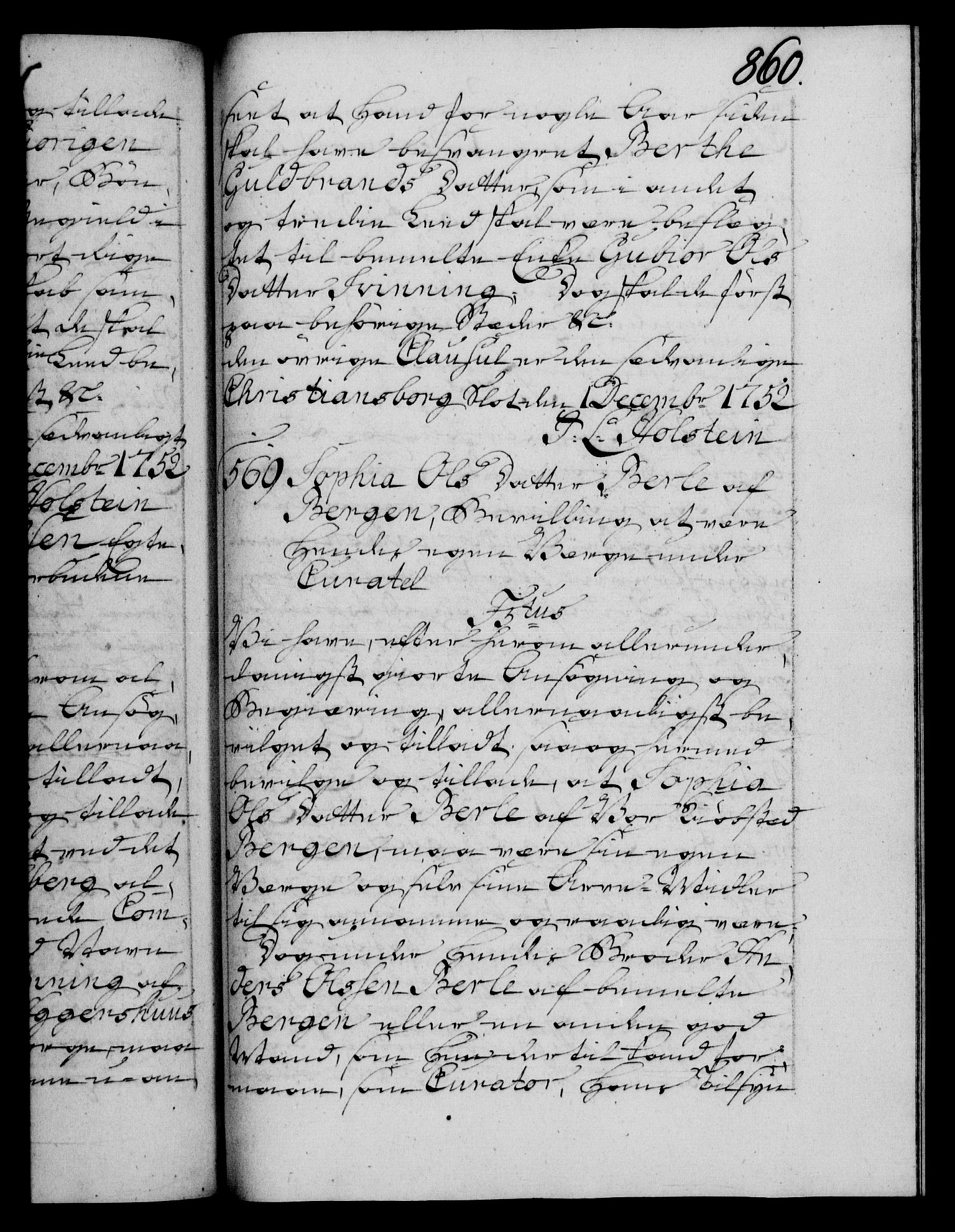 Danske Kanselli 1572-1799, RA/EA-3023/F/Fc/Fca/Fcaa/L0037: Norske registre, 1751-1752, p. 860a