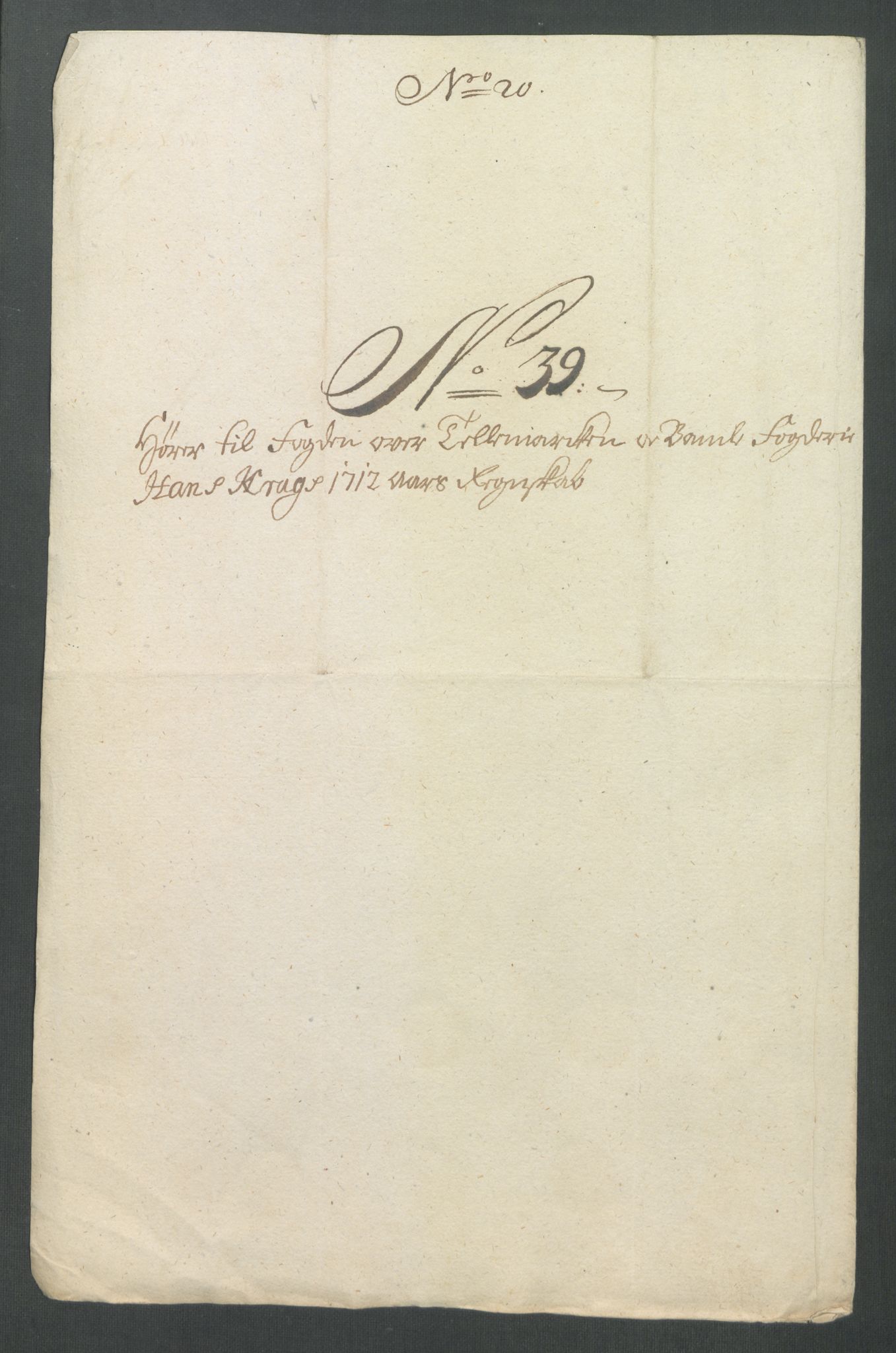 Rentekammeret inntil 1814, Reviderte regnskaper, Fogderegnskap, AV/RA-EA-4092/R36/L2123: Fogderegnskap Øvre og Nedre Telemark og Bamble, 1712, p. 297