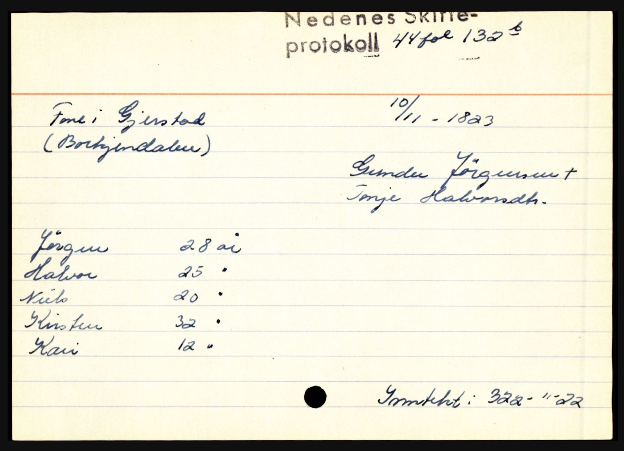 Nedenes sorenskriveri før 1824, AV/SAK-1221-0007/H, p. 7495