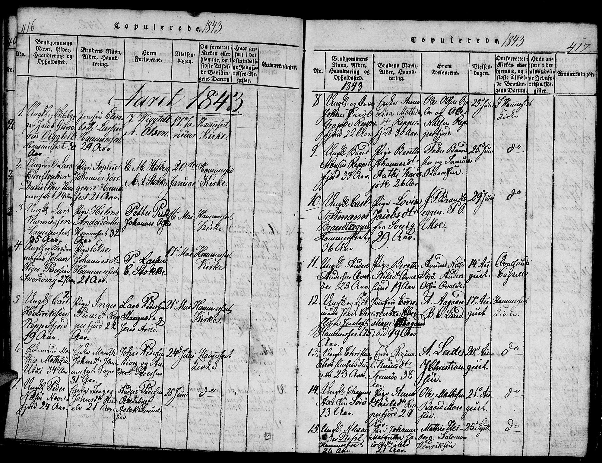 Hammerfest sokneprestkontor, SATØ/S-1347/H/Hb/L0001.klokk: Parish register (copy) no. 1, 1822-1850, p. 416-417