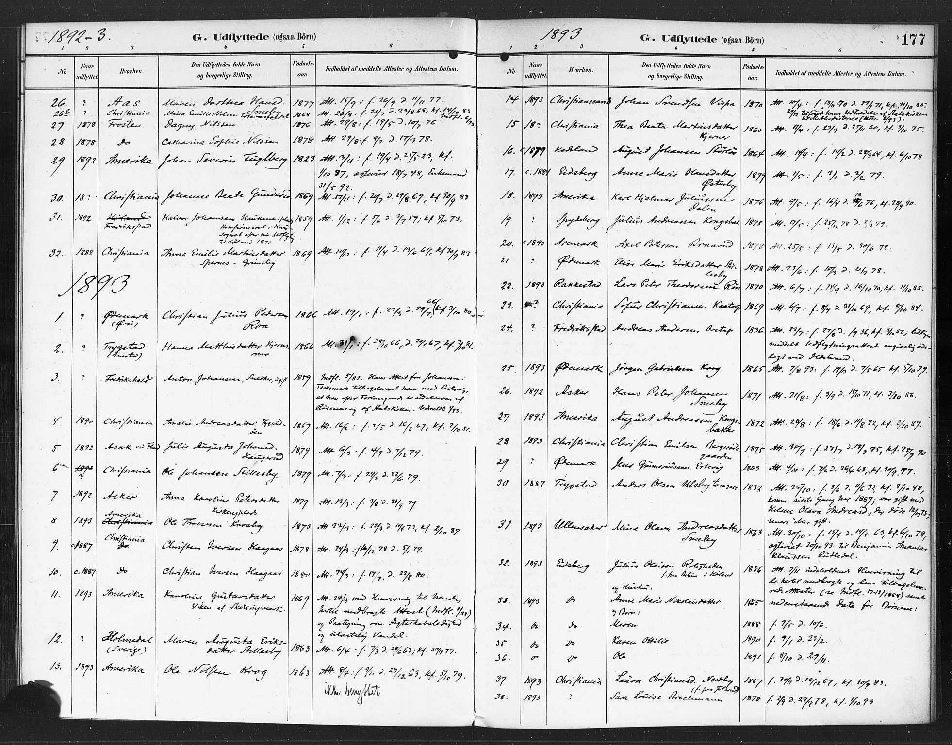 Rødenes prestekontor Kirkebøker, SAO/A-2005/F/Fa/L0010: Parish register (official) no. I 10, 1890-1900, p. 177