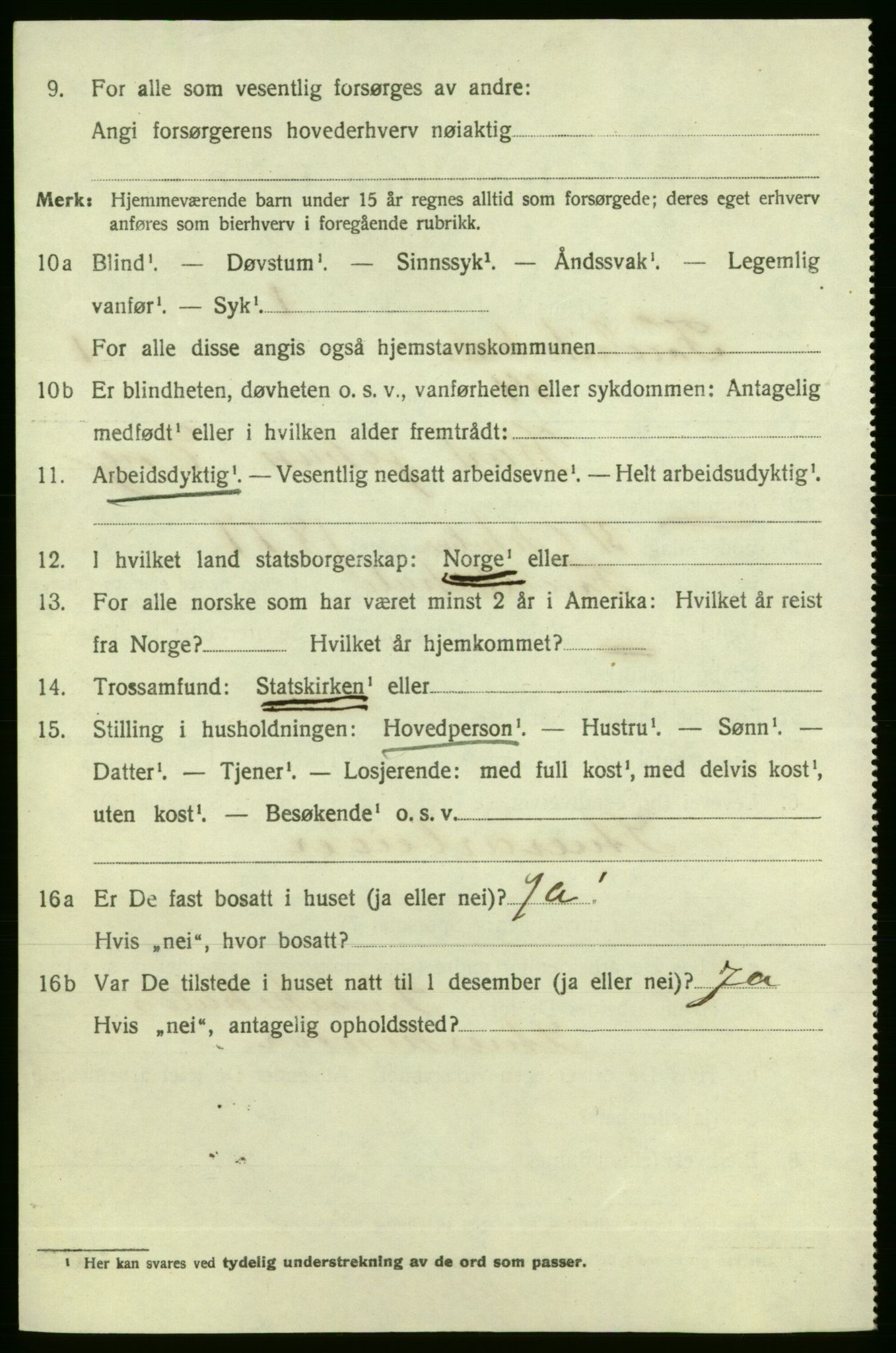 SAO, 1920 census for Fredrikshald, 1920, p. 8679