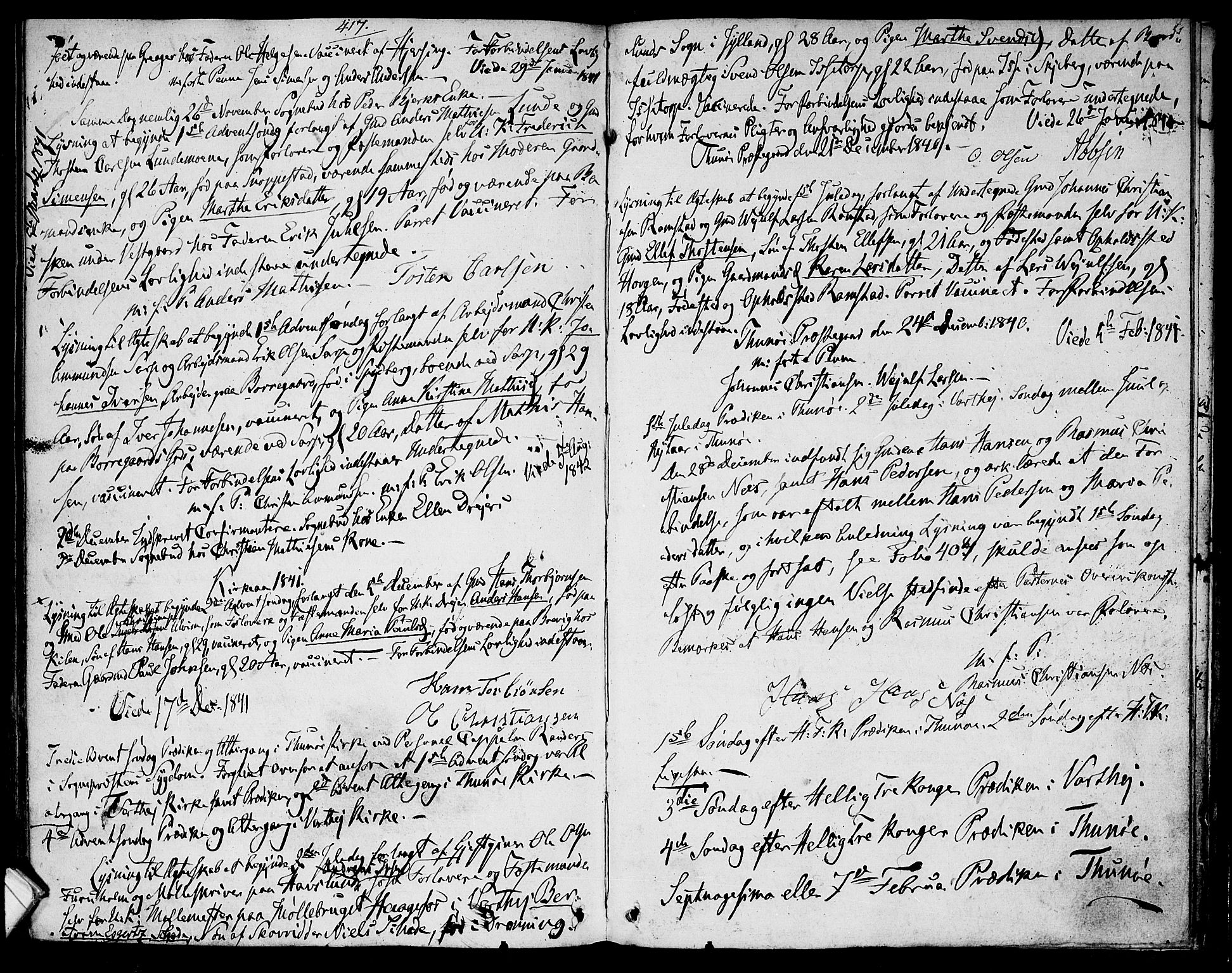 Tune prestekontor Kirkebøker, AV/SAO-A-2007/F/Fa/L0008: Parish register (official) no. 8, 1837-1841, p. 417