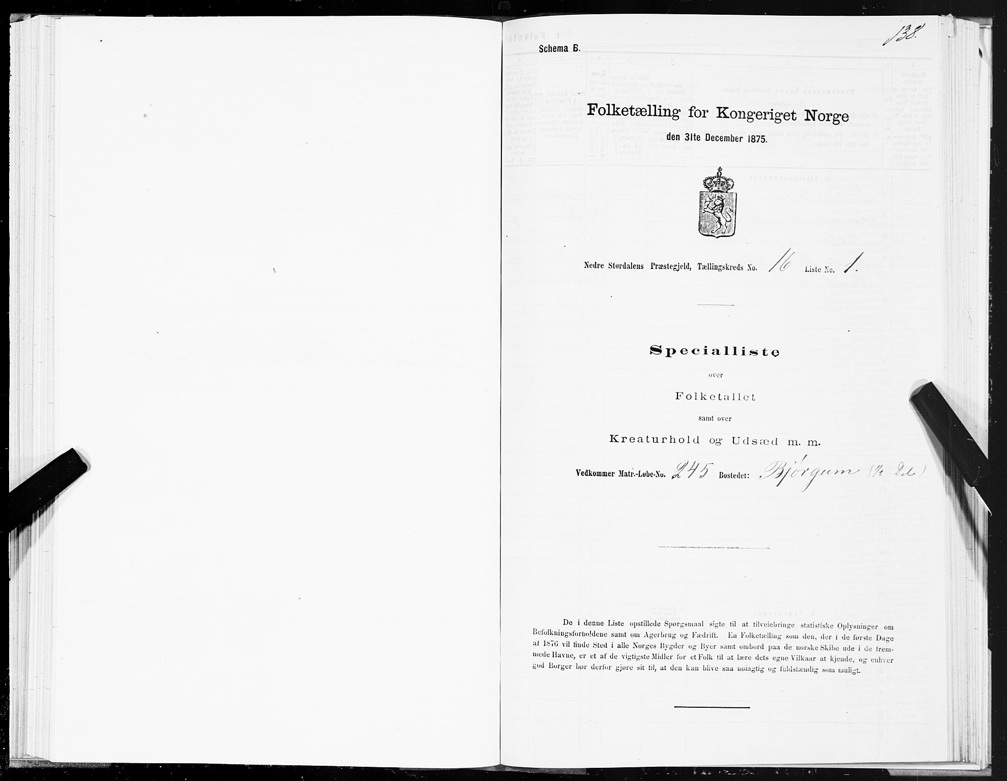 SAT, 1875 census for 1714P Nedre Stjørdal, 1875, p. 8138