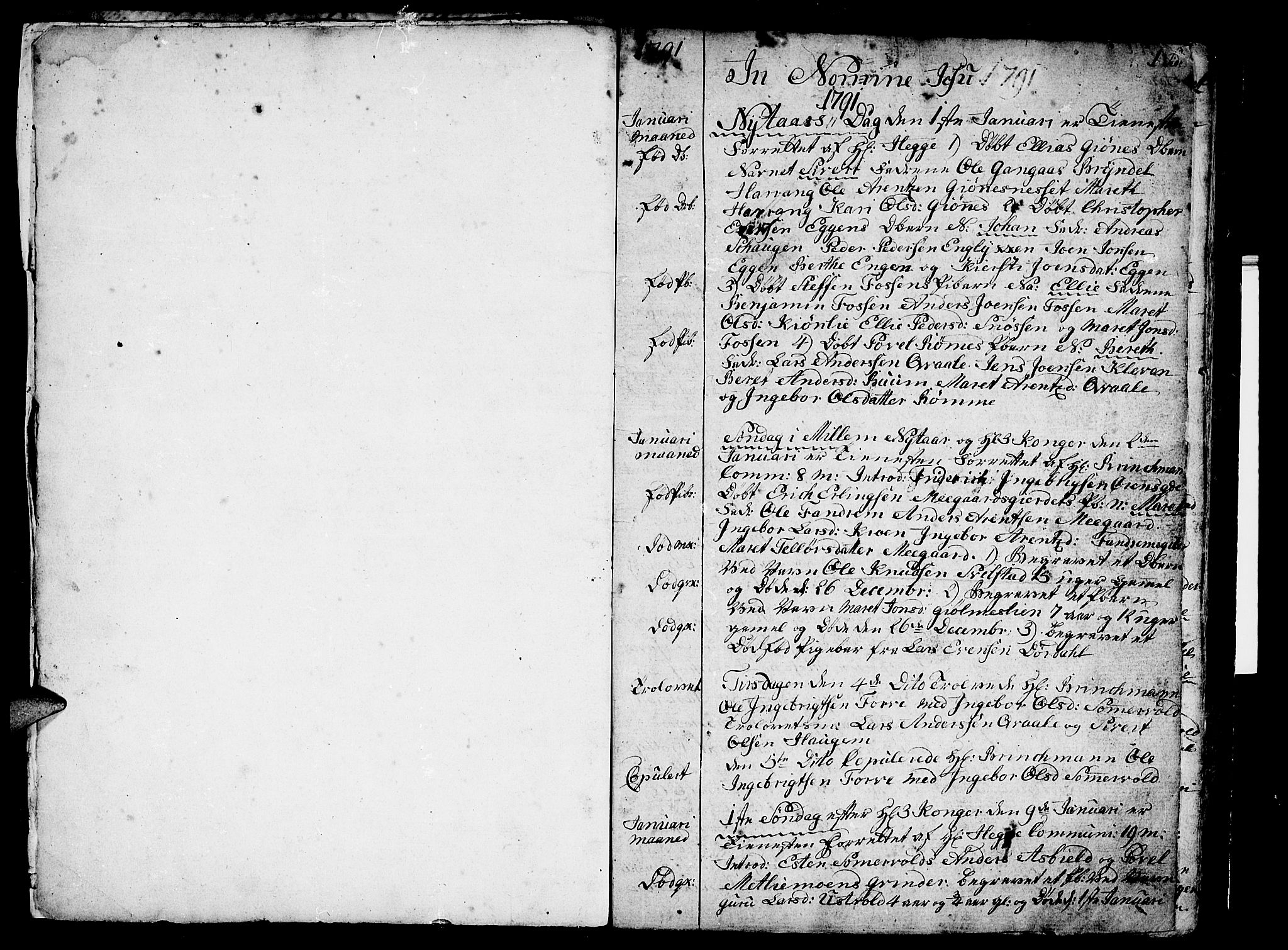 Ministerialprotokoller, klokkerbøker og fødselsregistre - Sør-Trøndelag, SAT/A-1456/668/L0815: Parish register (copy) no. 668C04, 1791-1815, p. 0-1