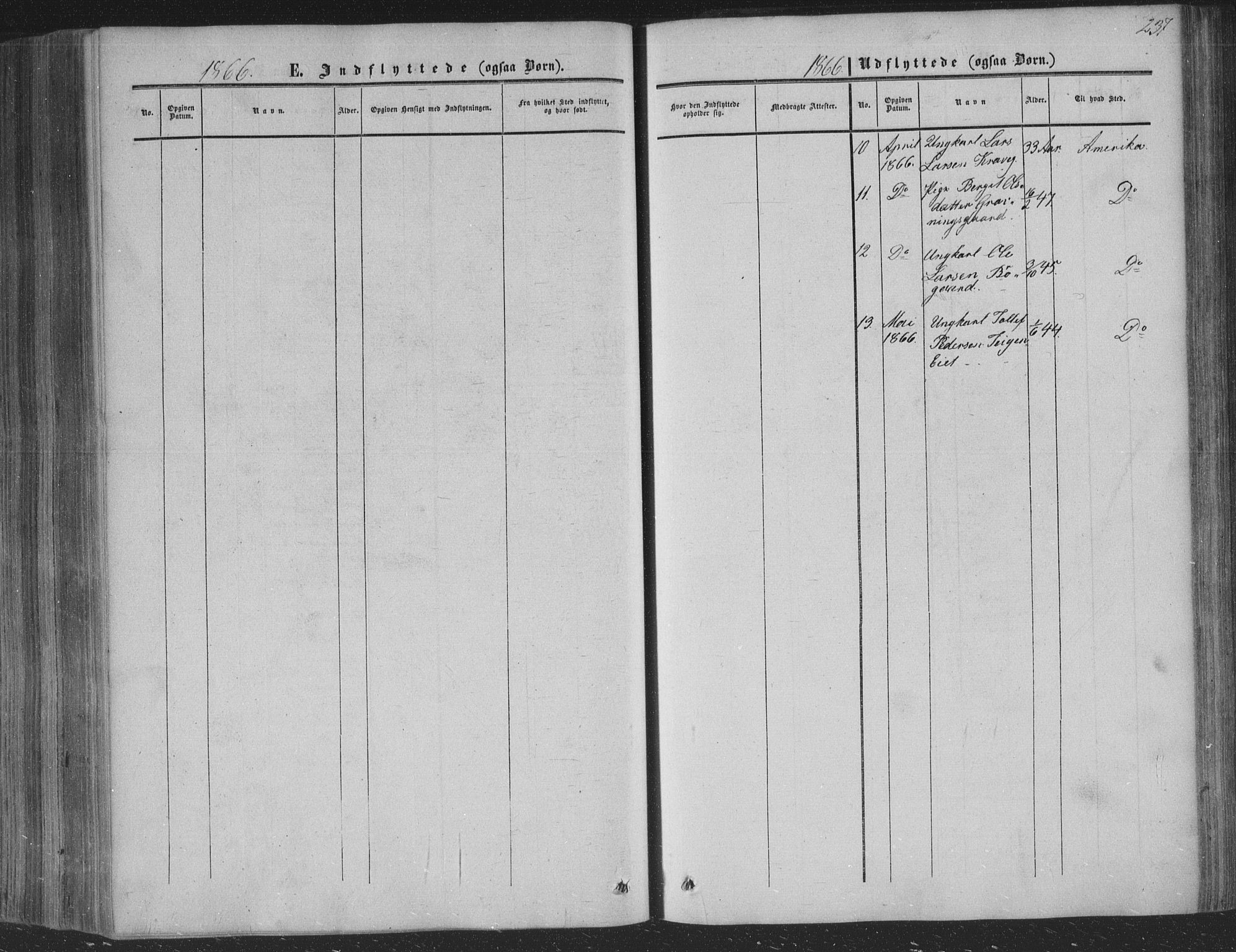 Nore kirkebøker, SAKO/A-238/F/Fa/L0002: Parish register (official) no. I 2, 1856-1871, p. 237