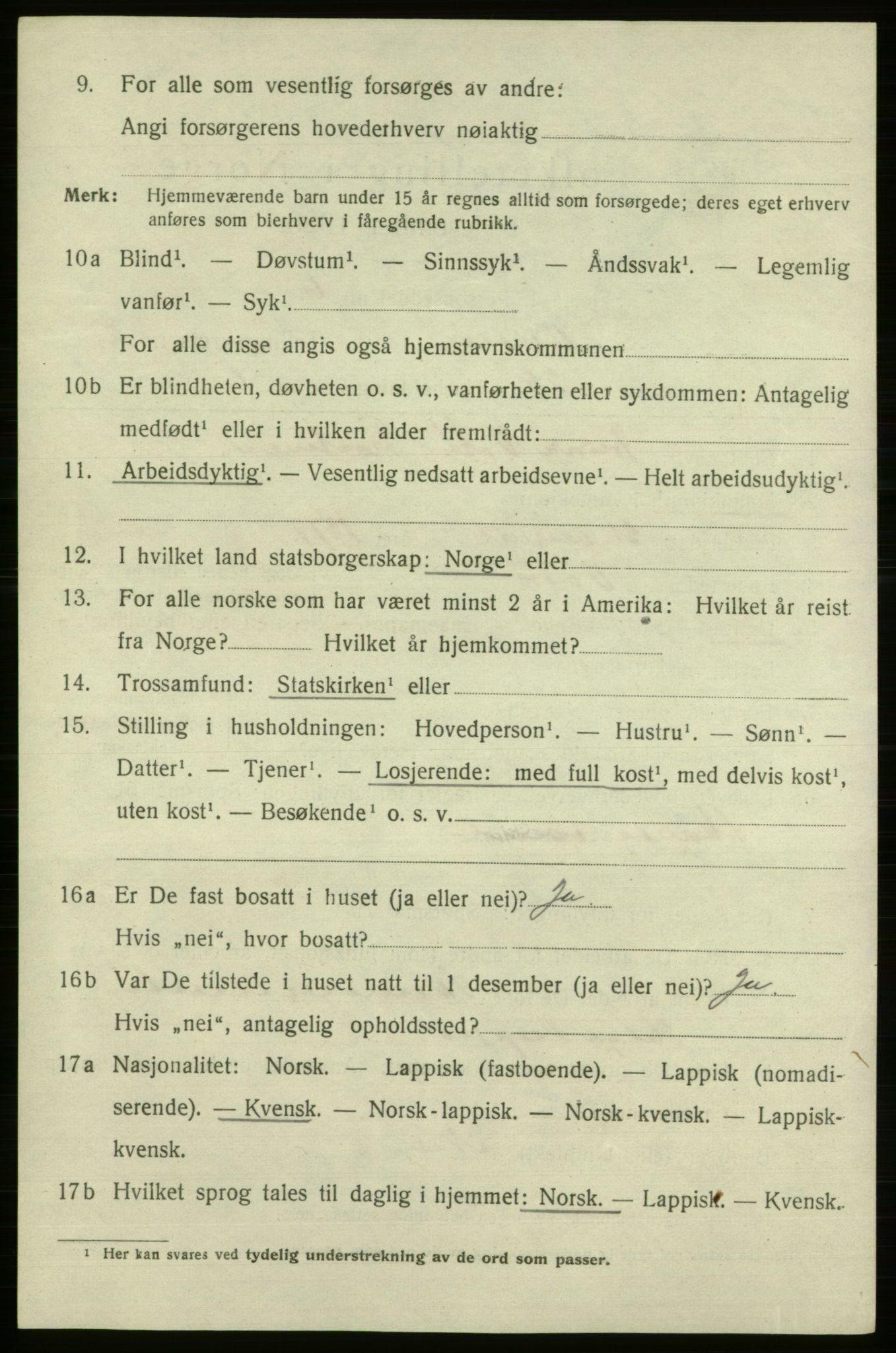SATØ, 1920 census for Vadsø, 1920, p. 3718